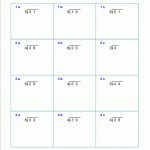 Worksheets For Division With Remainders   Free Printable 5 W's Worksheets