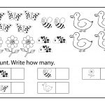 Worksheets Kindergarten Free Printable Educational Counting Coloring   Free Printable Sheets For Kindergarten