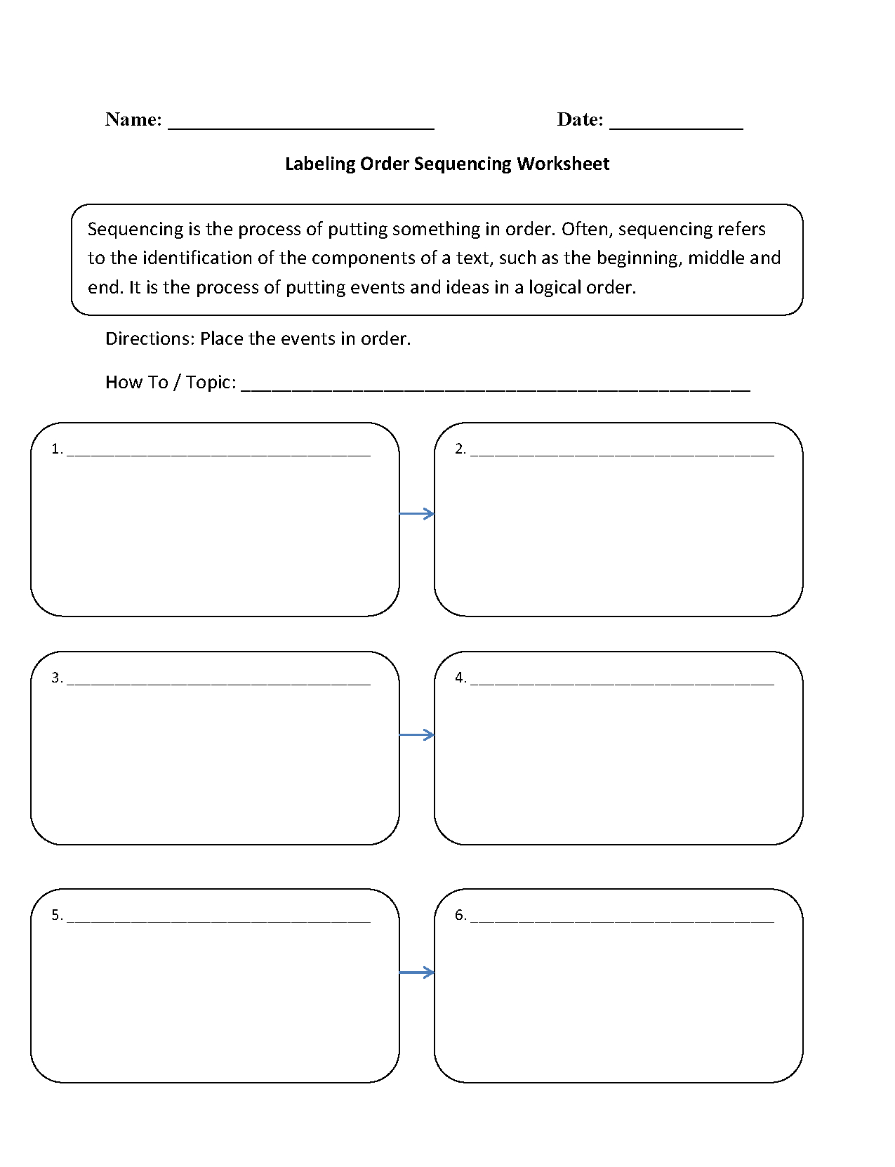 Writing Worksheets | Sequencing Worksheets - Free Printable Sequencing Worksheets 2Nd Grade