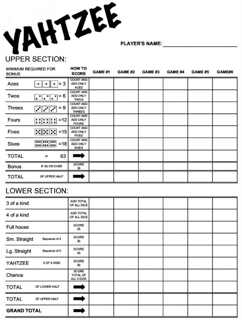 Yahtzee Score Sheets To Print | Because I Am Someone&amp;#039;s Mom | Yahtzee - Free Printable Yahtzee Score Sheets