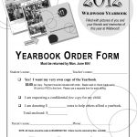 Yearbook Order Form Template   Google Search | Yearbook Design Ideas   Free Printable Yearbook Templates