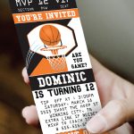 Your Weekly Free* {Happy Monday} Printable Design From   Basketball Invites Free Printable