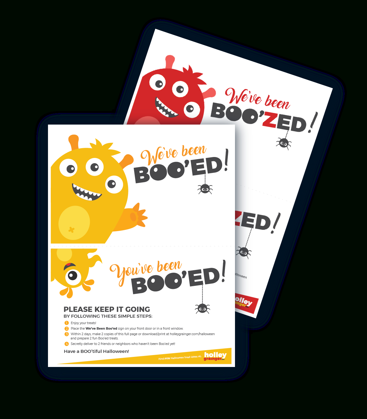 You&amp;#039;ve Been Boo&amp;#039;zed! Free Halloween Printable | Holley Grainger - You Ve Been Boozed Free Printable