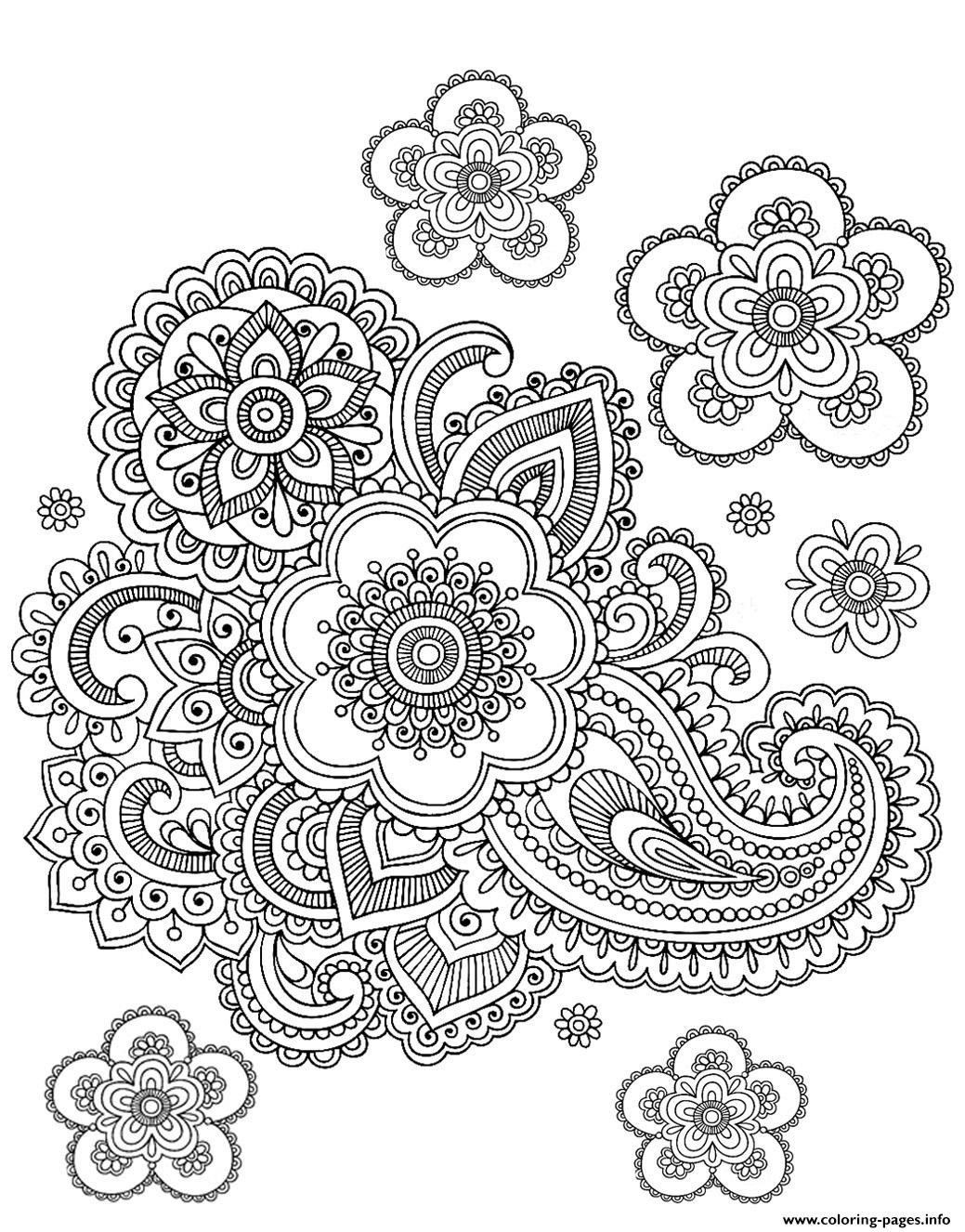 Zen Antistress Free Adult 18 Coloring Pages Printable - Free Printable Zen Coloring Pages