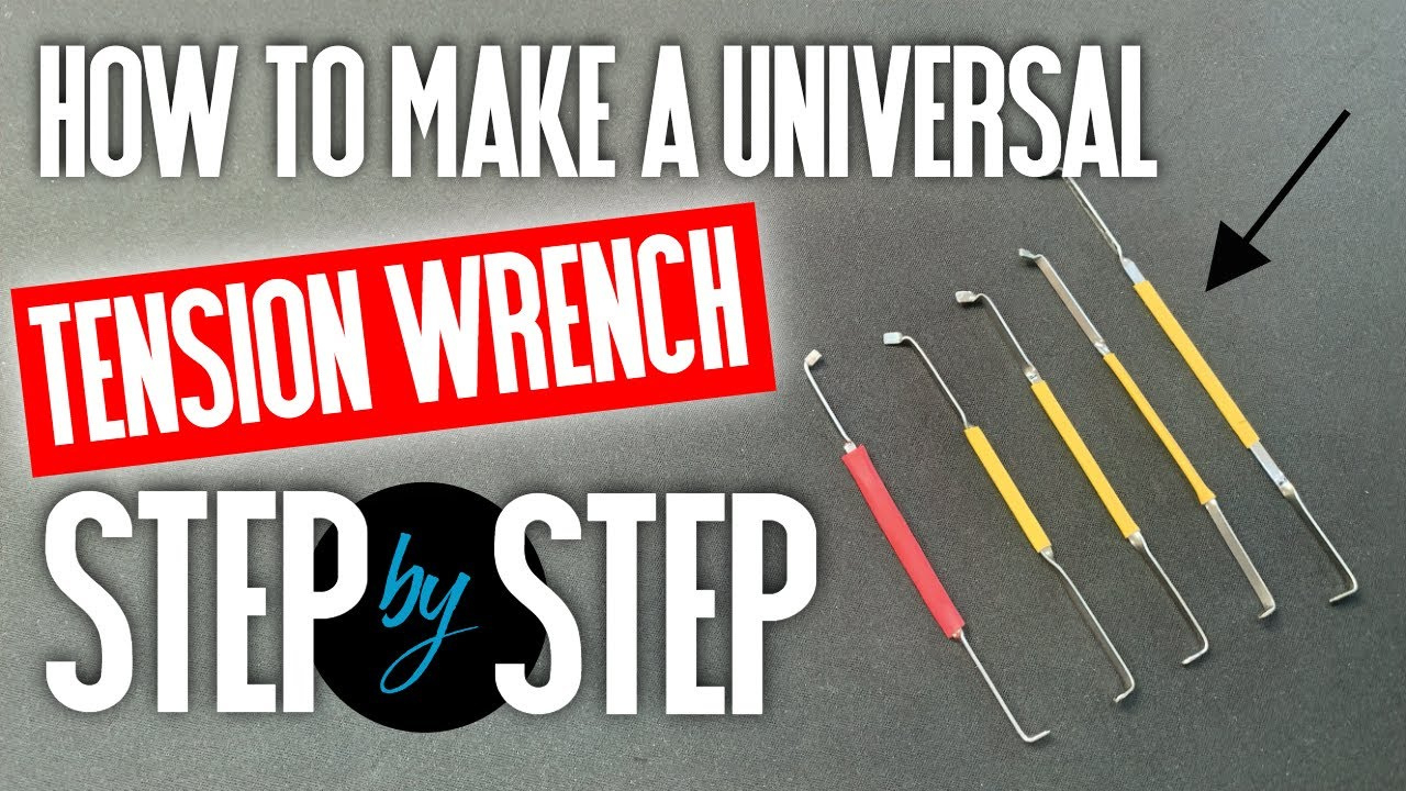 023 How To Make The Best Tension Wrench For Lock Picking Using Wiper Blade  Inserts pertaining to Free Printable Lock Pick Templates