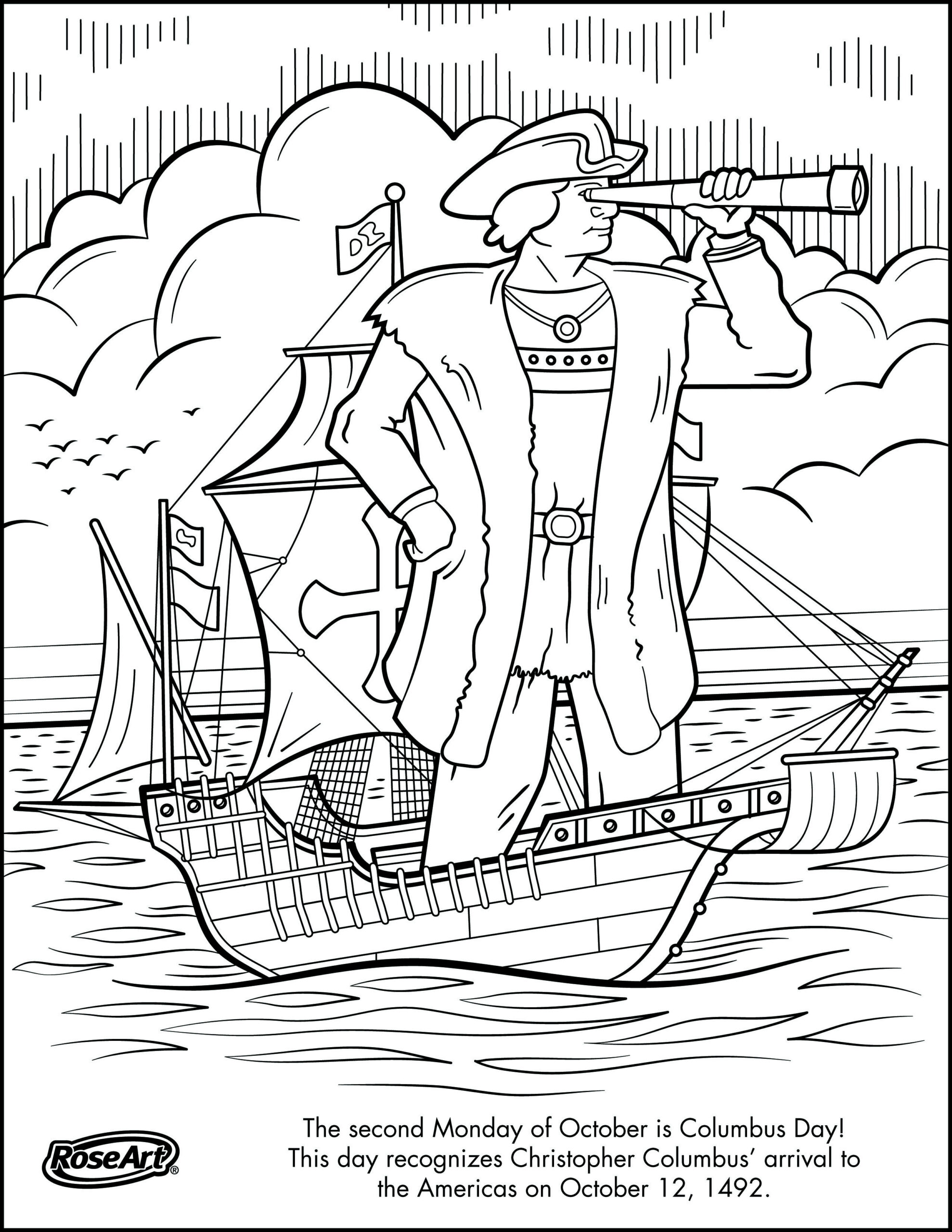 10 Columbus Day Activities Ideas | Columbus Day, Columbus in Free Printable Christopher Columbus Coloring Pages