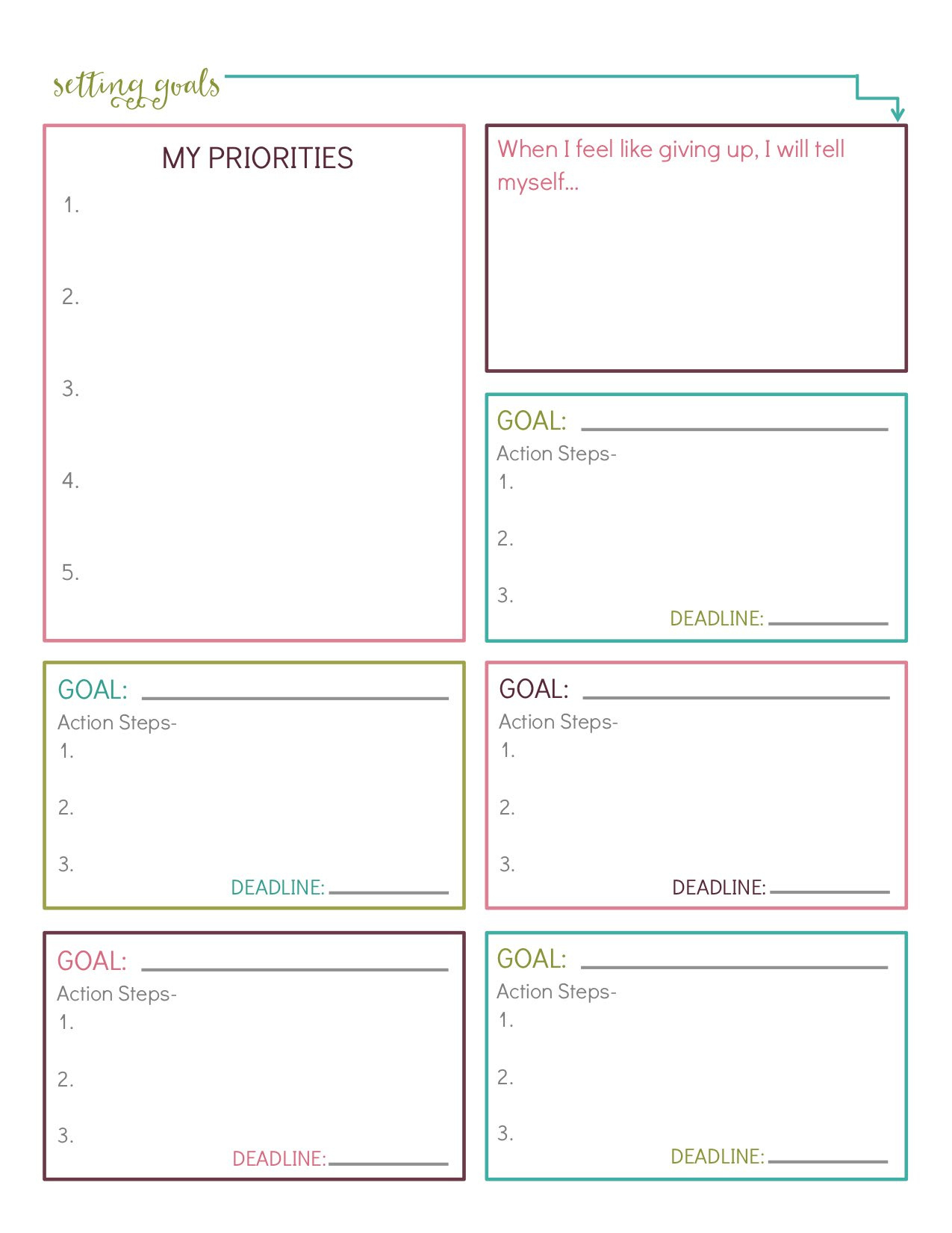10 Free Printable Goal-Setting Worksheets - Parade pertaining to Free Printable Goal Setting Worksheets For Students