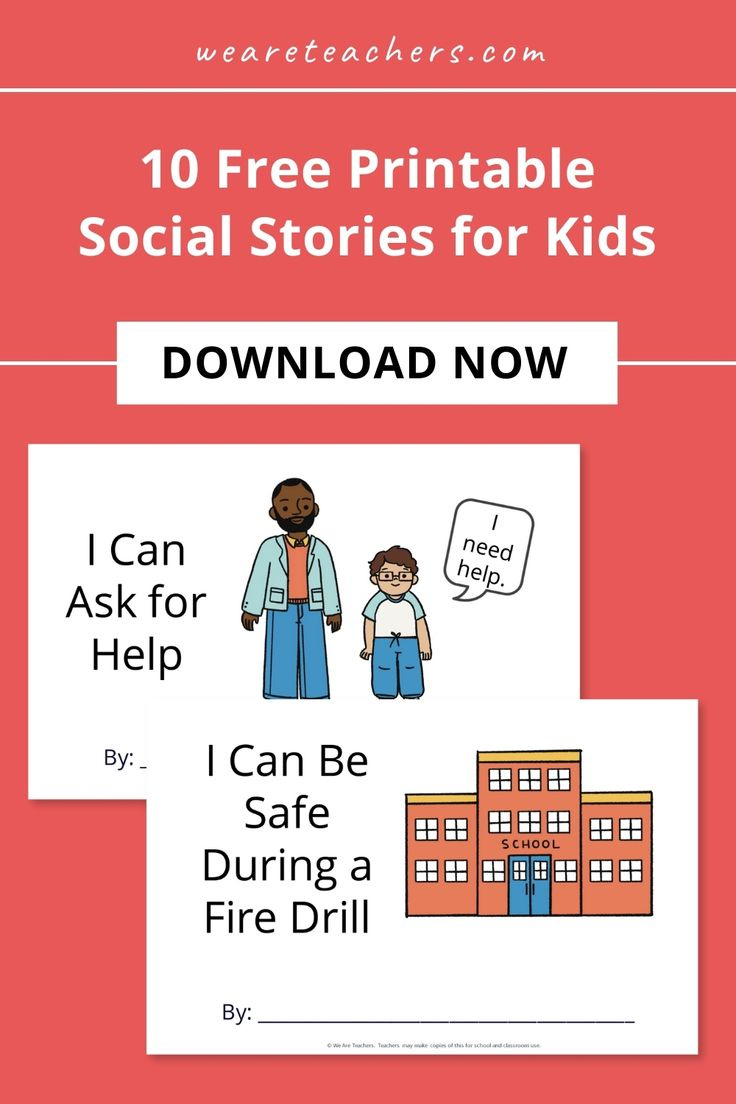 10 Free Printable Social Stories: A Must-Have For Parents And in Free Printable Social Stories For Kids