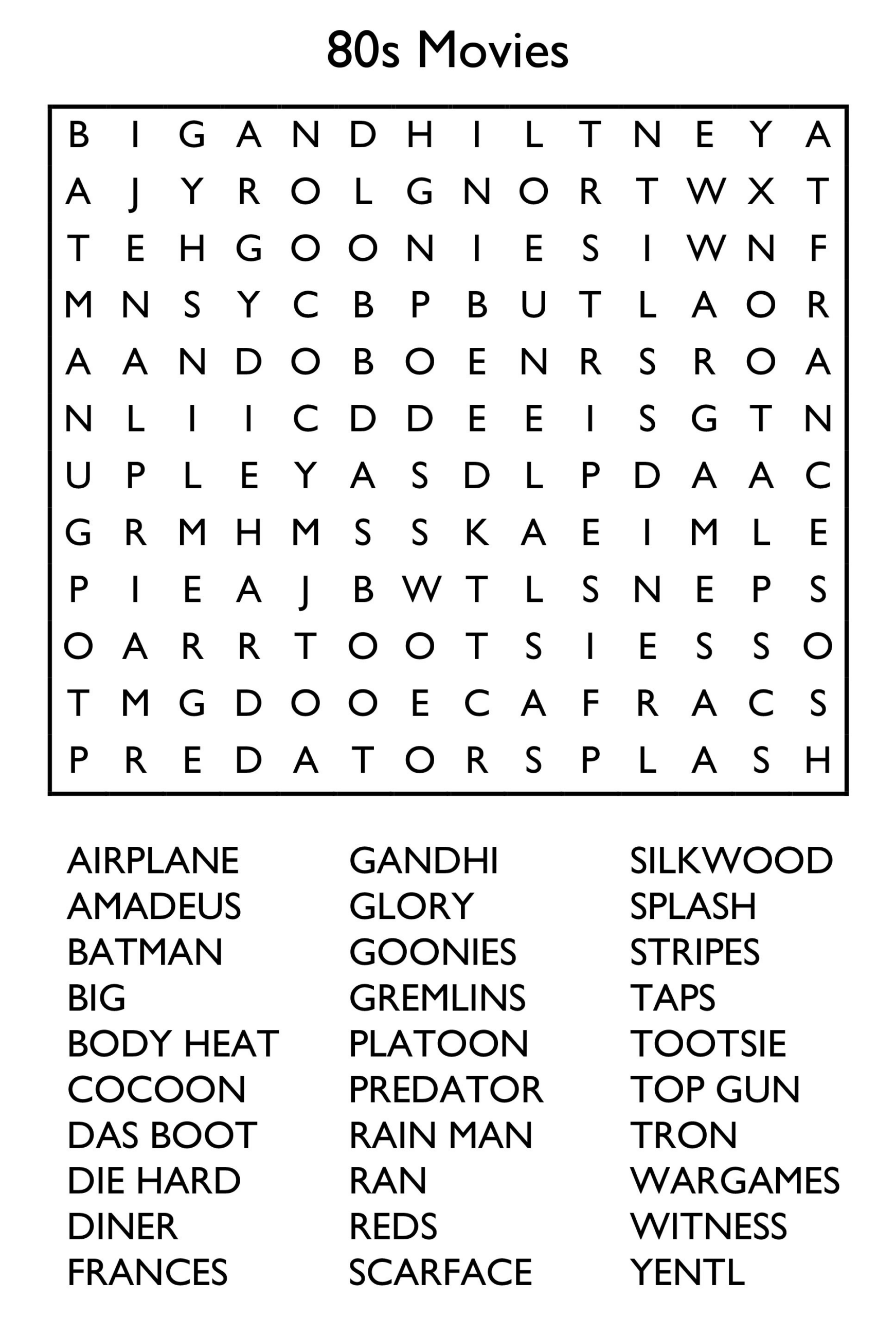 10 Free Printable Word Search Puzzles within Free Printable Variety Puzzles
