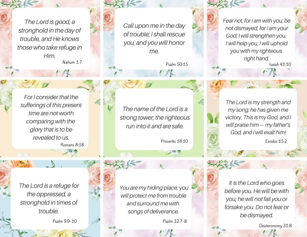 100 Amazing (And Free) Printable Scripture Cards - for Free Printable Scripture Cards