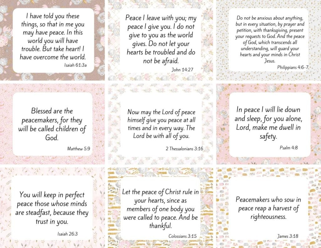 100 Amazing (And Free) Printable Scripture Cards - with Free Printable Bible Verses To Frame