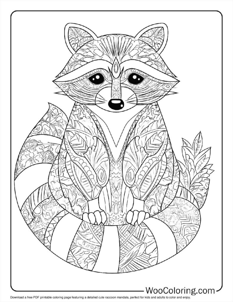 100+ Animal Mandala Coloring Pages (Free Pdf To Print) | Woo Coloring with Free Printable Mandalas Pdf
