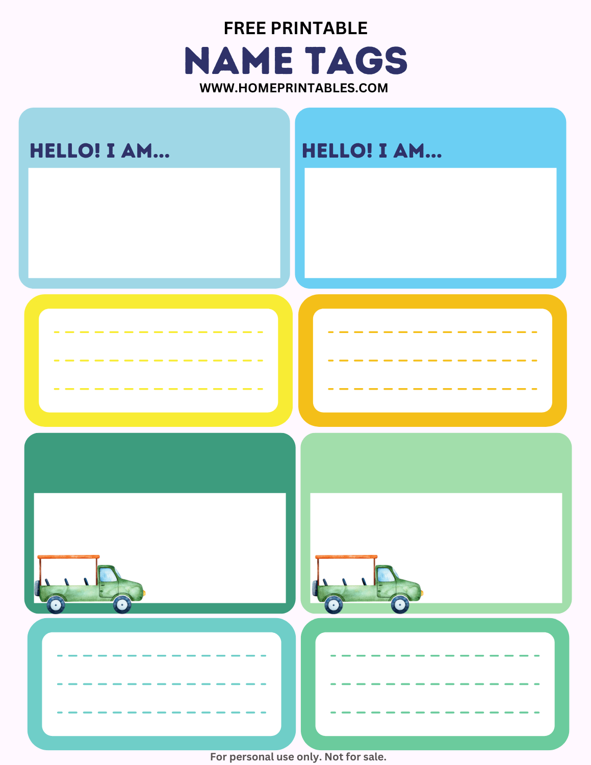 100 Free Editable School Labels &amp;amp;Amp; Tags | Best Printable intended for Free Customized Name Tags Printable