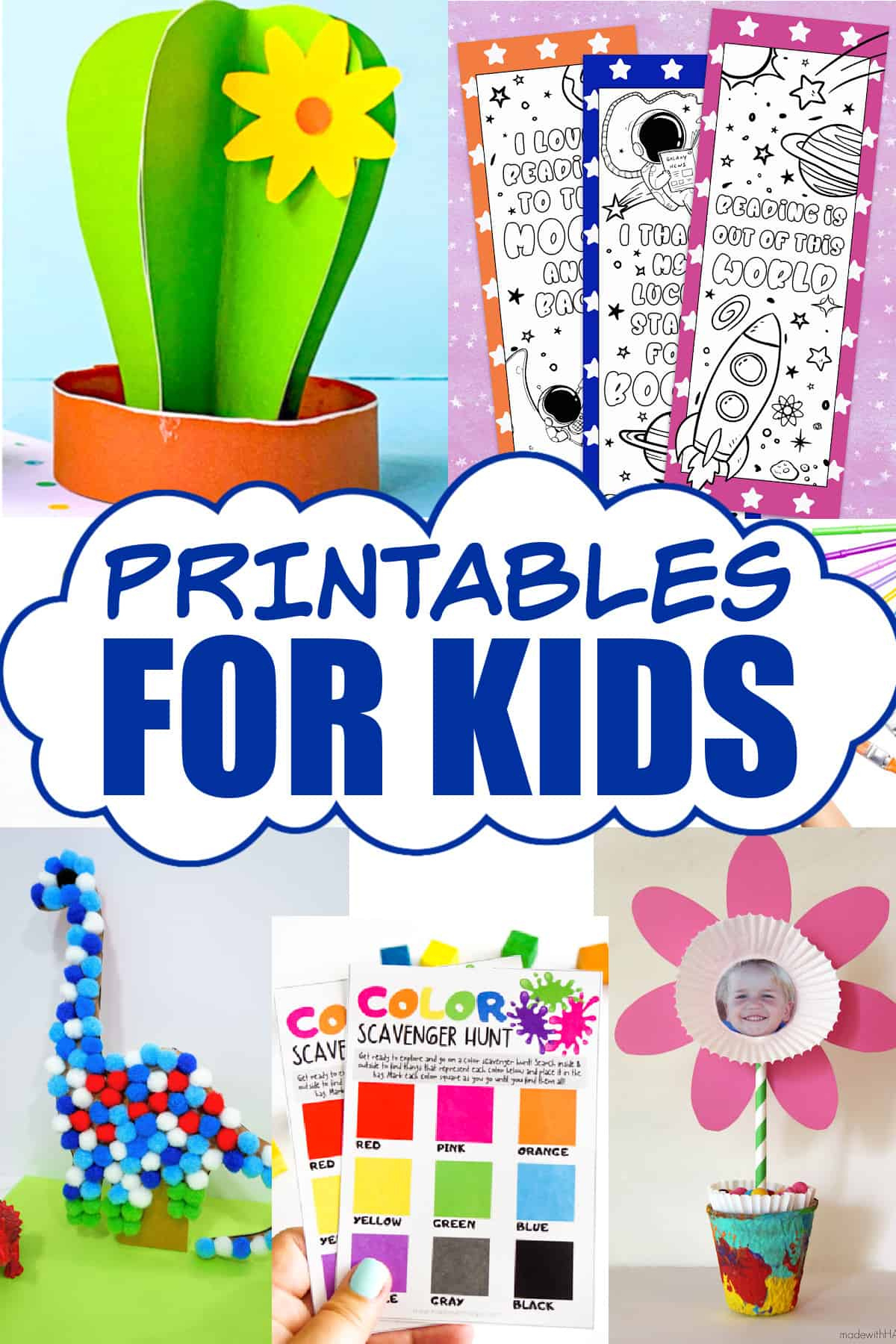 101+ Free Printables For Kids - Crafts, Puzzles, Games & More with Free Printable Craft Activities
