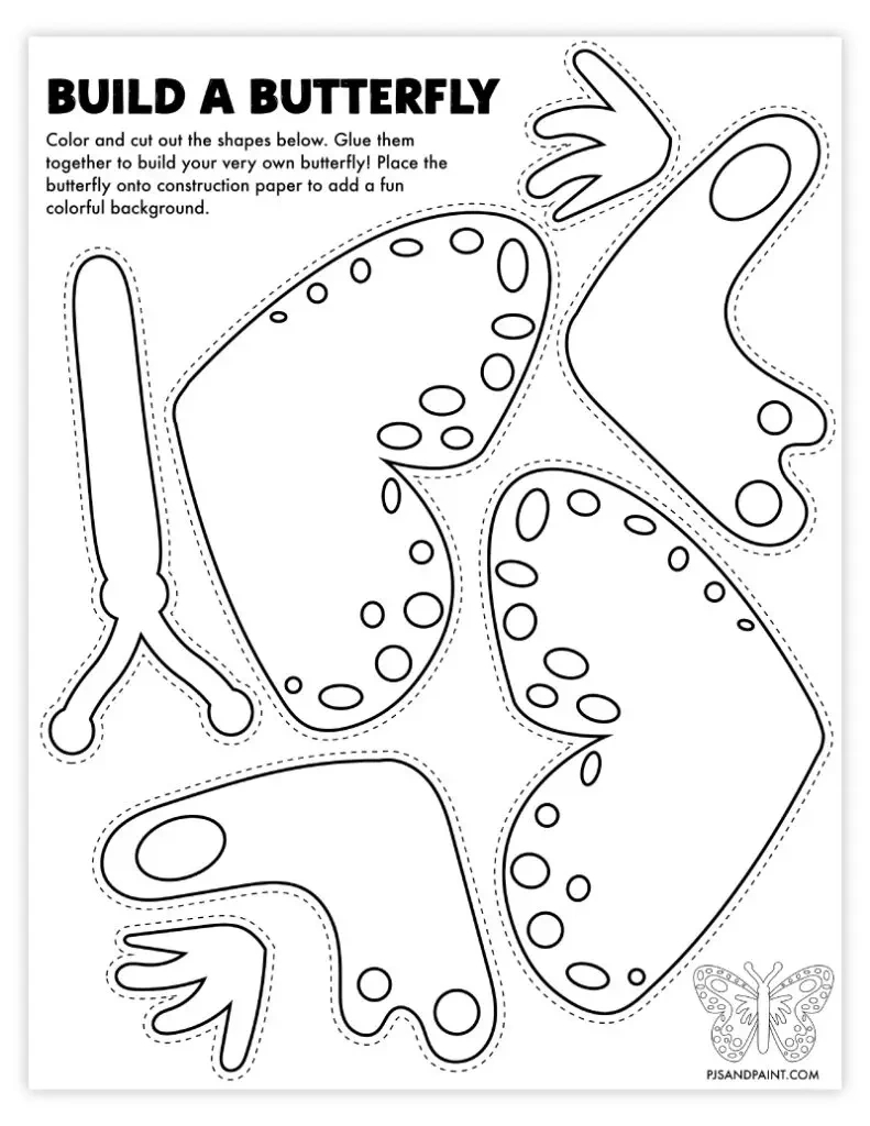 109 Free Printable "Build Your Own" Crafts - Pjs And Paint inside Free Printable Crafts