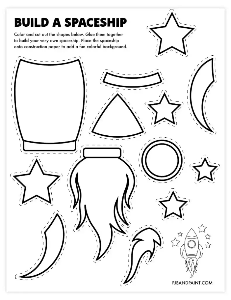 109 Free Printable "Build Your Own" Crafts - Pjs And Paint within Make Your Own Worksheets Free Printable