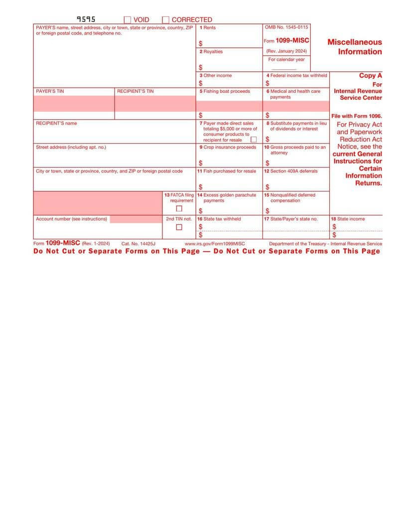 1099 Form - Income Statements Fillable Form - Soda Pdf intended for Free 1099 Form 2013 Printable