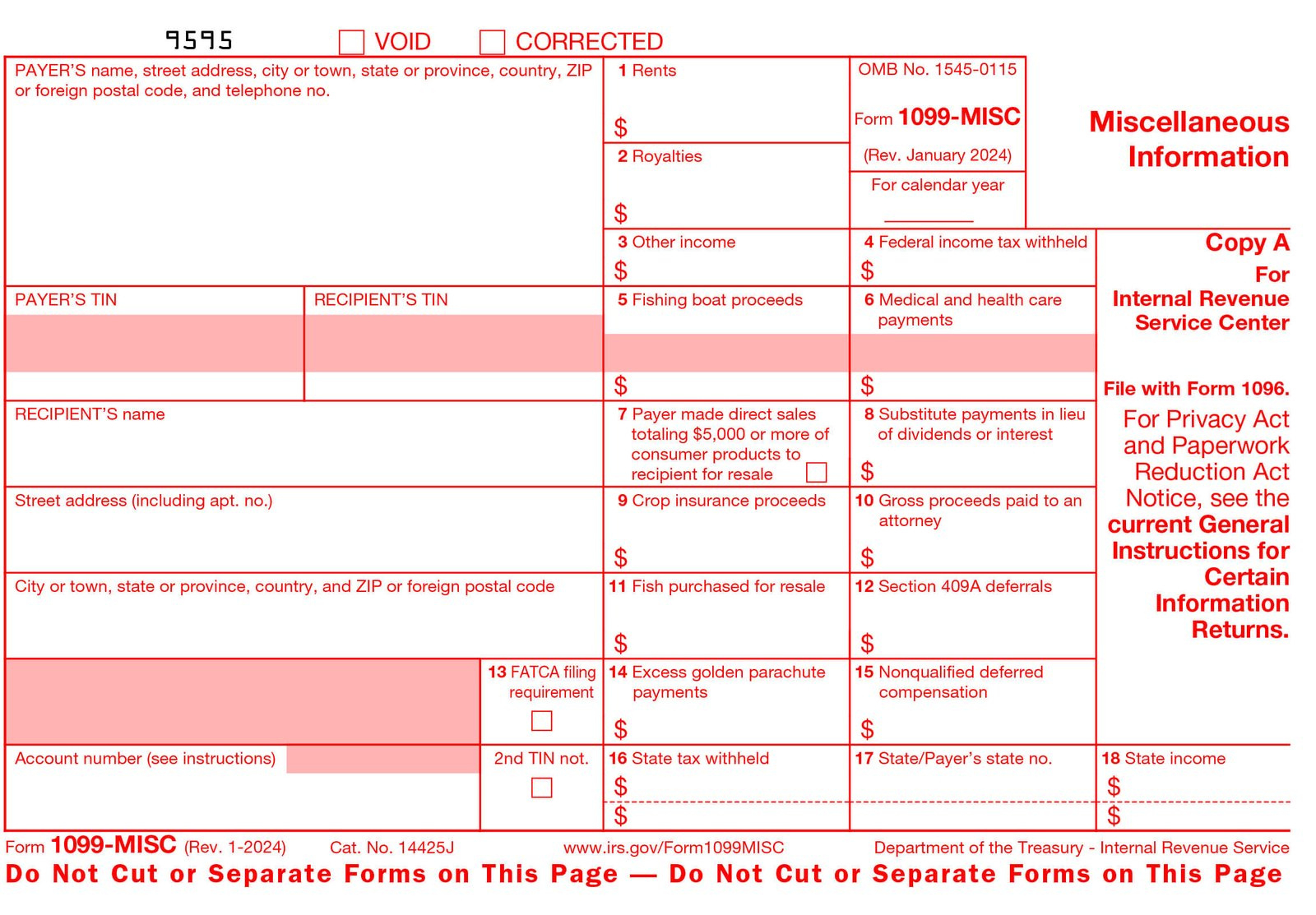 1099 Misc Form And Other Tax Forms Online Only At Stubcreator within Free Printable 1099 Misc Form 2013