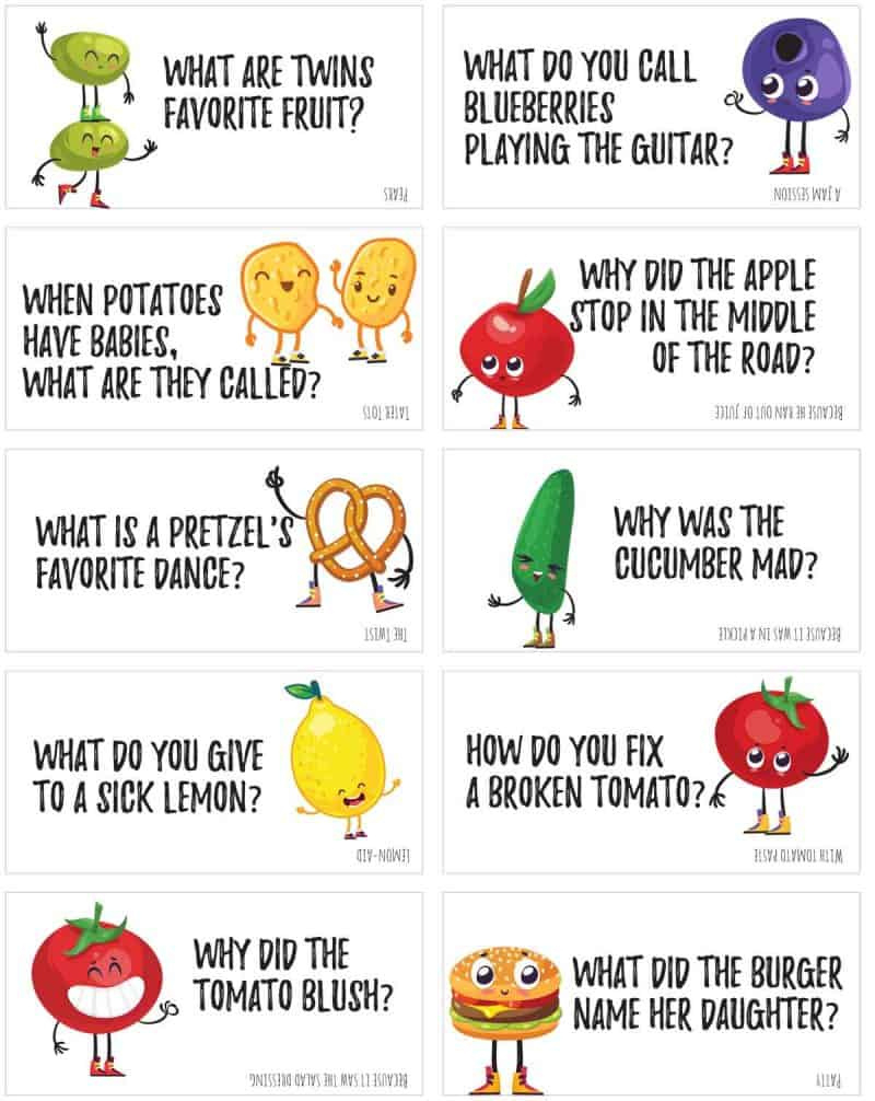 125+ Funny Food Jokes To Print And Share! | Skip To My Lou regarding Free Printable Jokes For Adults