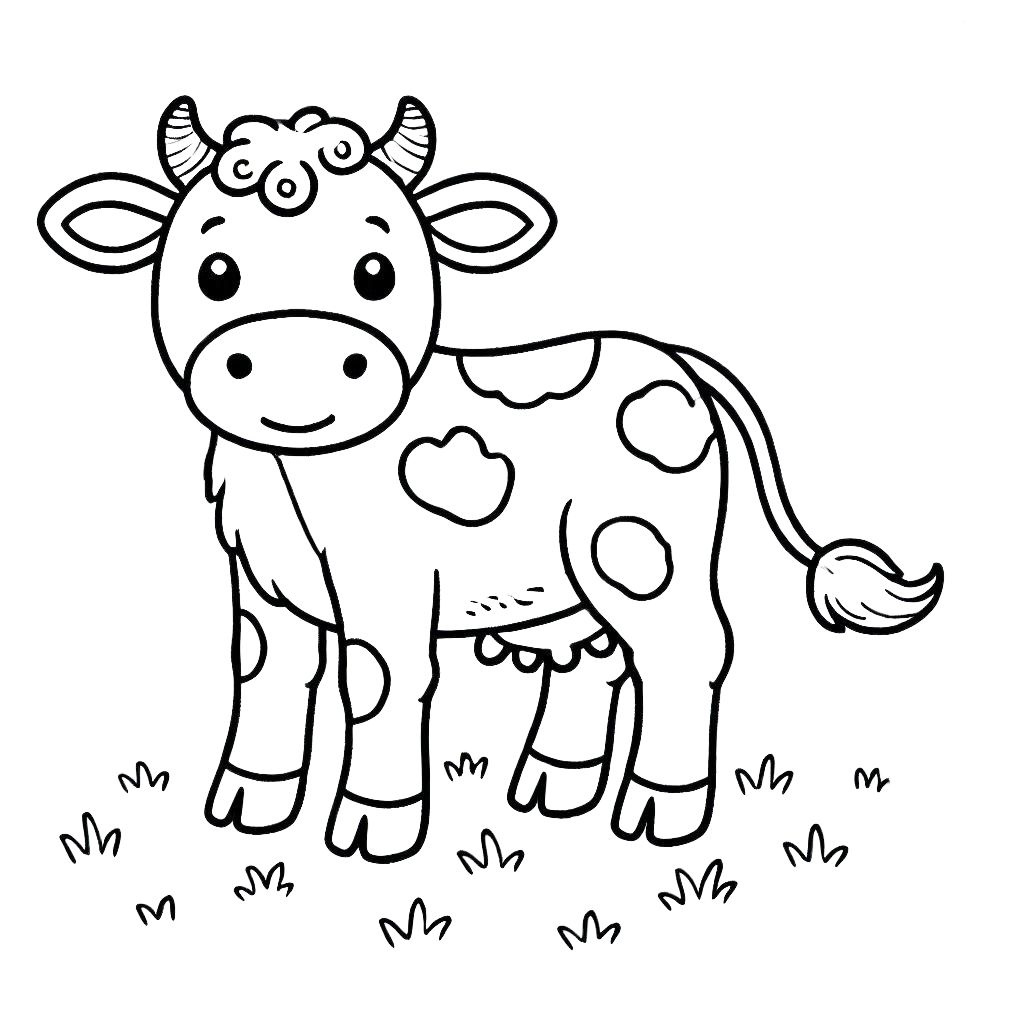 15 Farm Animal Coloring Pages For Kids – Free Printable Fun! intended for Free Printable Coloring Pages For Kids