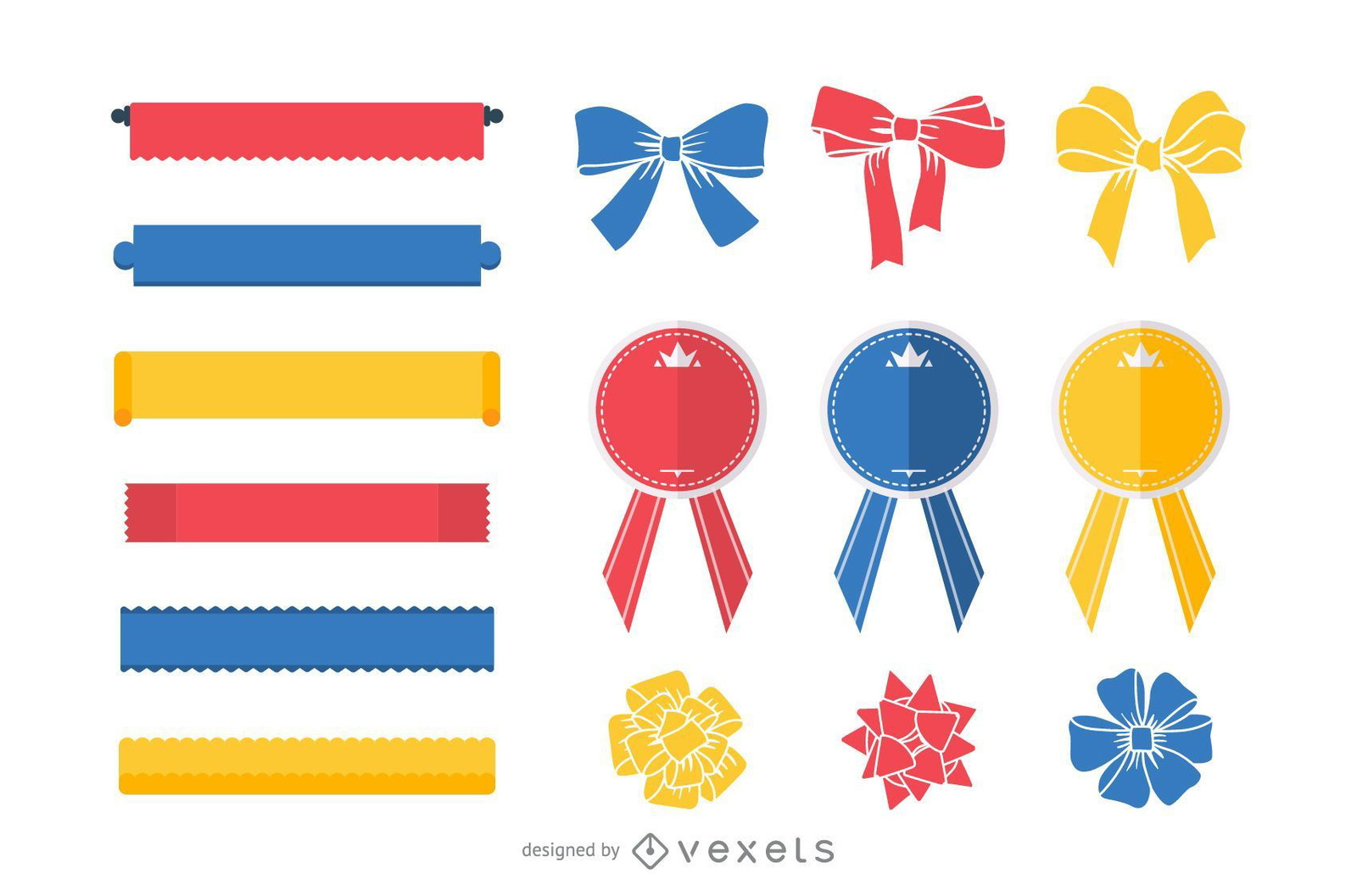 15 Free Vector Ribbons Vector Download in Free Printable Ribbons