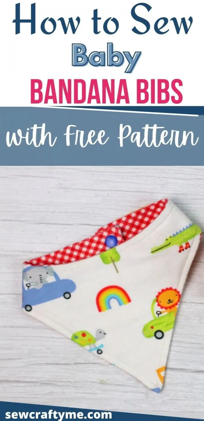 15 Minute Baby Bandana Bib Pattern ( Free Pattern) - Sew Crafty Me intended for Free Printable Baby Bandana Bib Pattern
