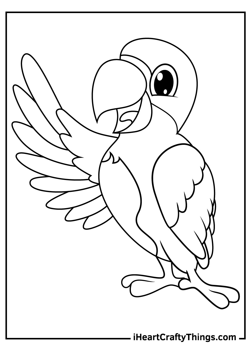 15 Parrot Coloring Pages (100% Free Printables) with regard to Free Printable Parrot Coloring Pages