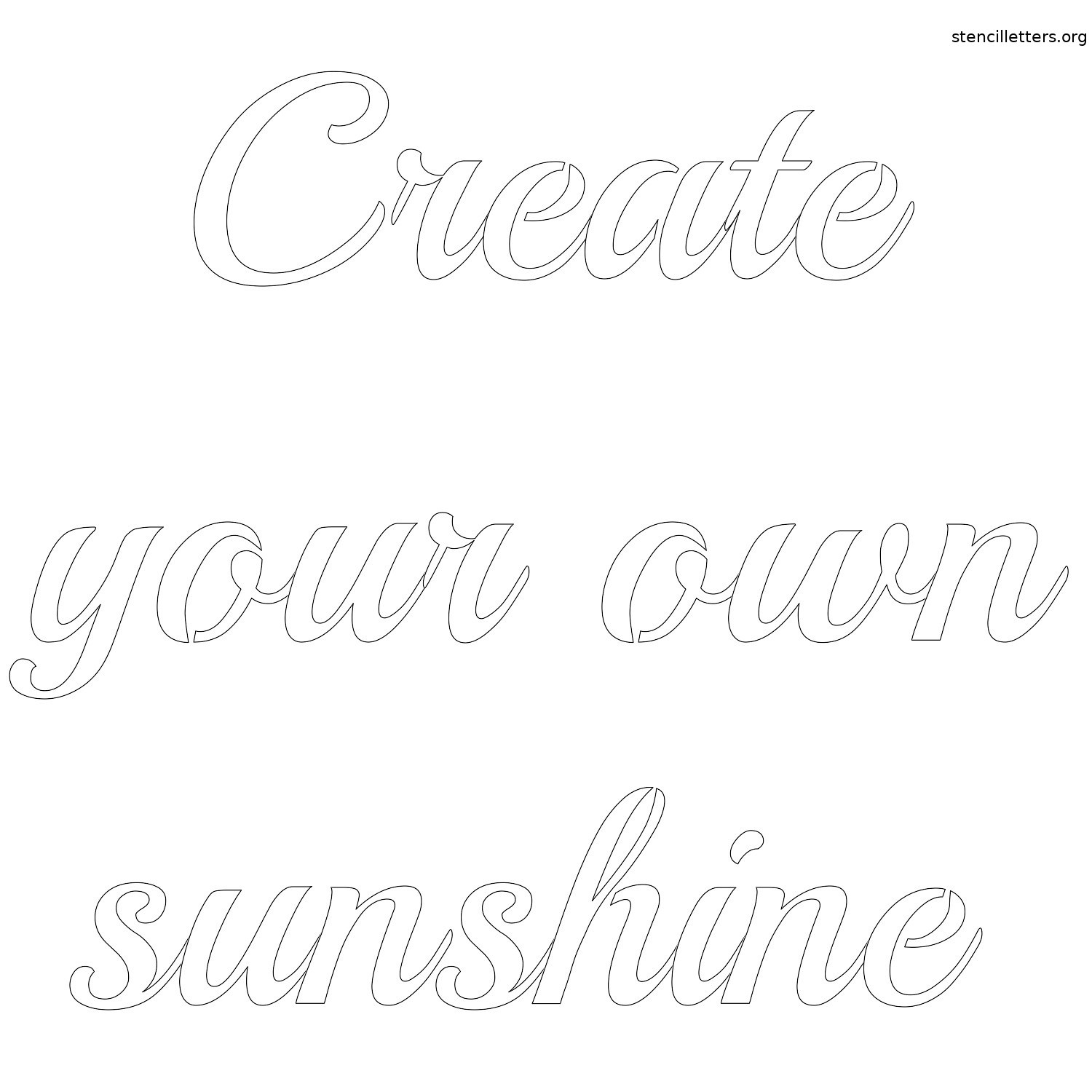 16 Pieces Inspirational Word Stencil Kit - Worksheets Library with Free Printable Quote Stencils