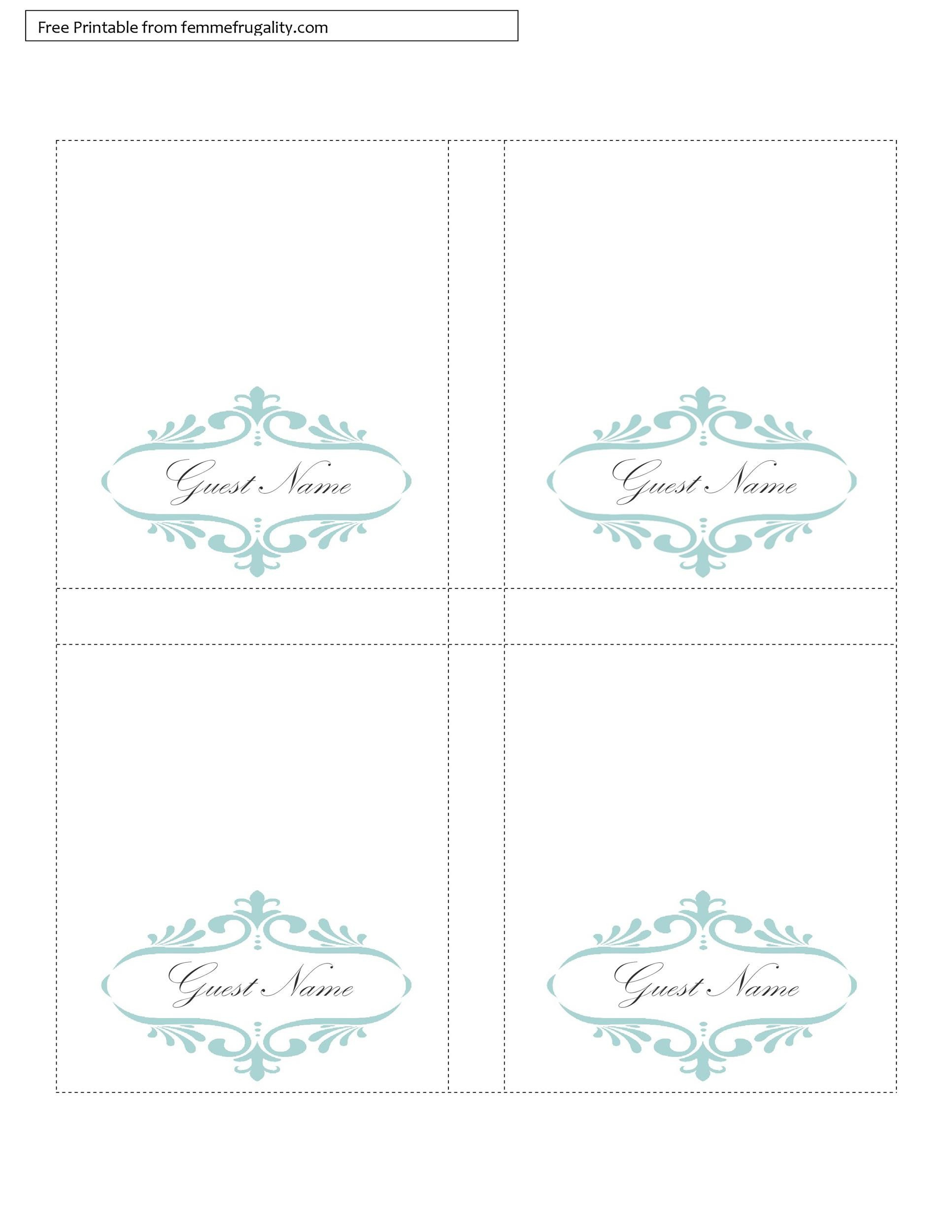 16 Printable Table Tent Templates And Cards ᐅ Templatelab pertaining to Free Printable Table Tents
