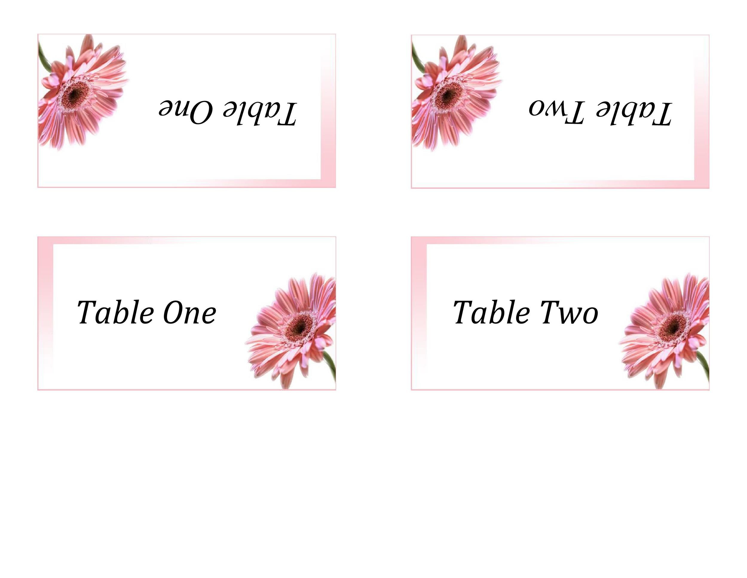 16 Printable Table Tent Templates And Cards ᐅ Templatelab with Free Printable Table Tents
