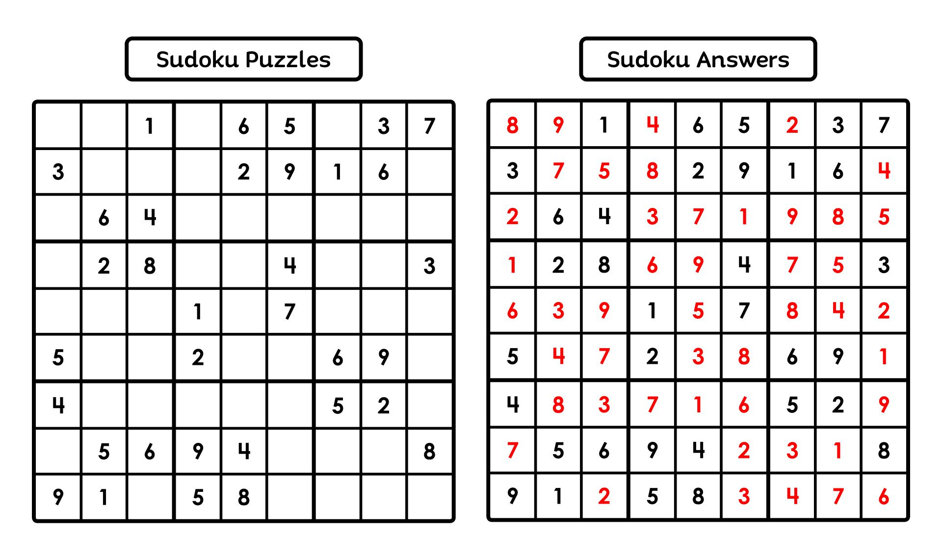 16 Sudoku - 10 Free Pdf Printables | Printablee - Worksheets Library within Free Printable Sudoku With Answers