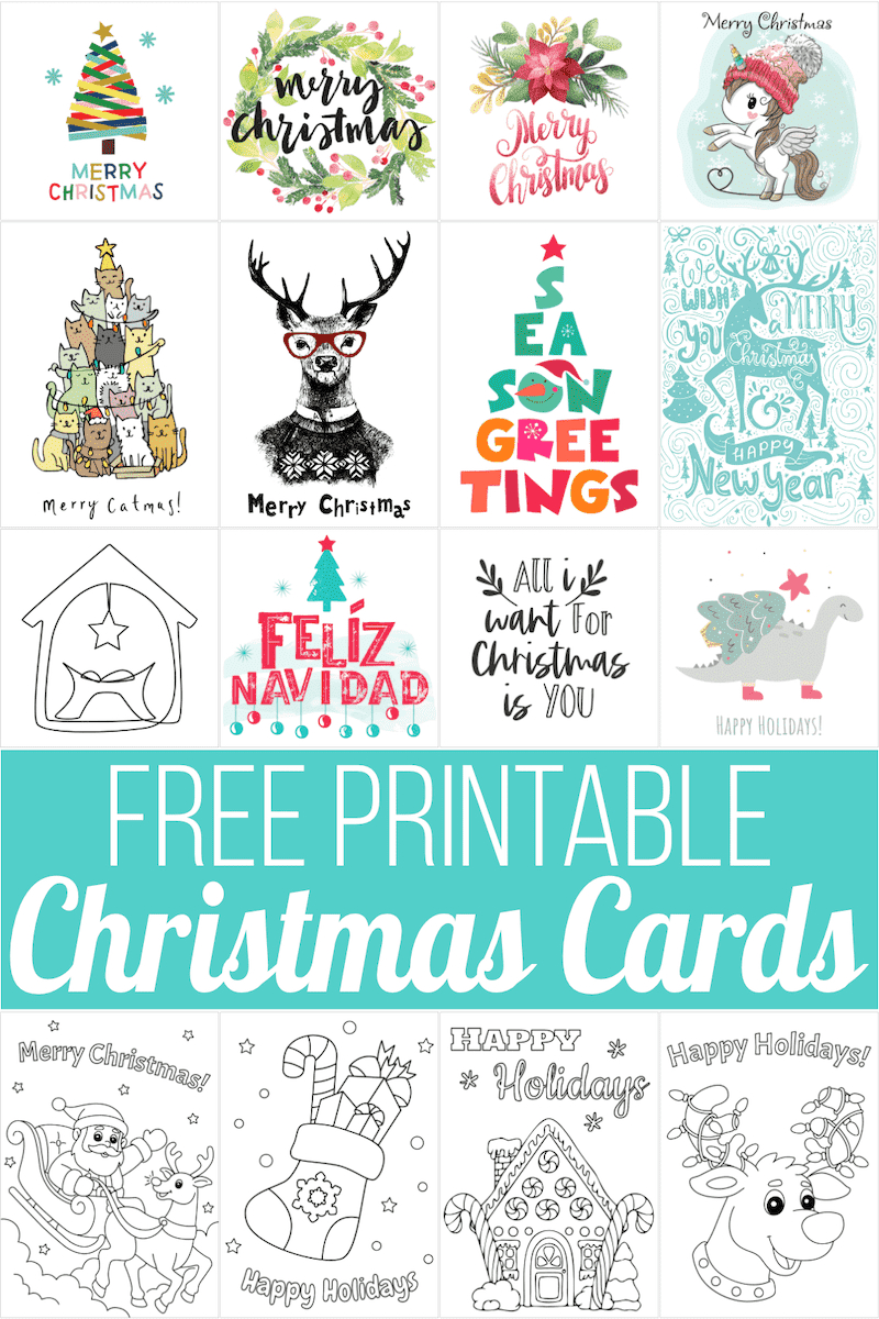 160 Free Printable Christmas Cards For 2024 - Worksheets Library throughout Free Online Printable Christmas Cards