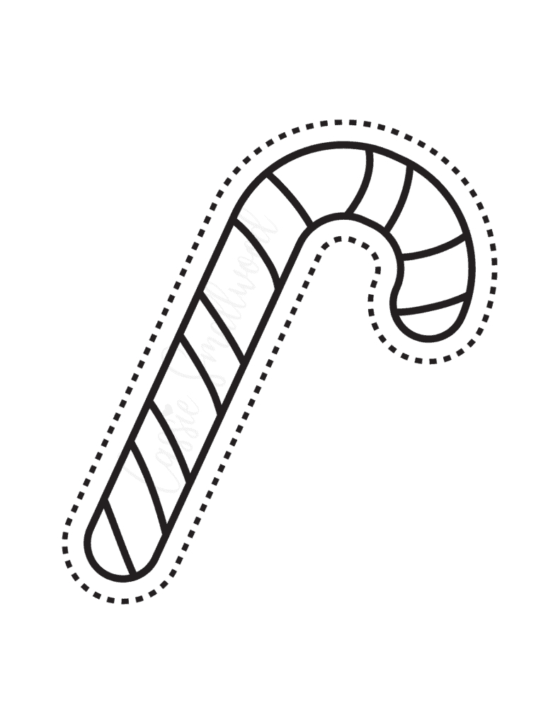 17 Awesome Candy Cane Templates - Cassie Smallwood inside Free Candy Cane Template Printable