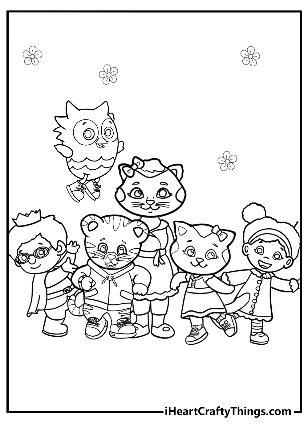 17 New Daniel Tiger Coloring Pages (100% Free To Print) with regard to Free Printable Daniel Tiger Coloring Pages