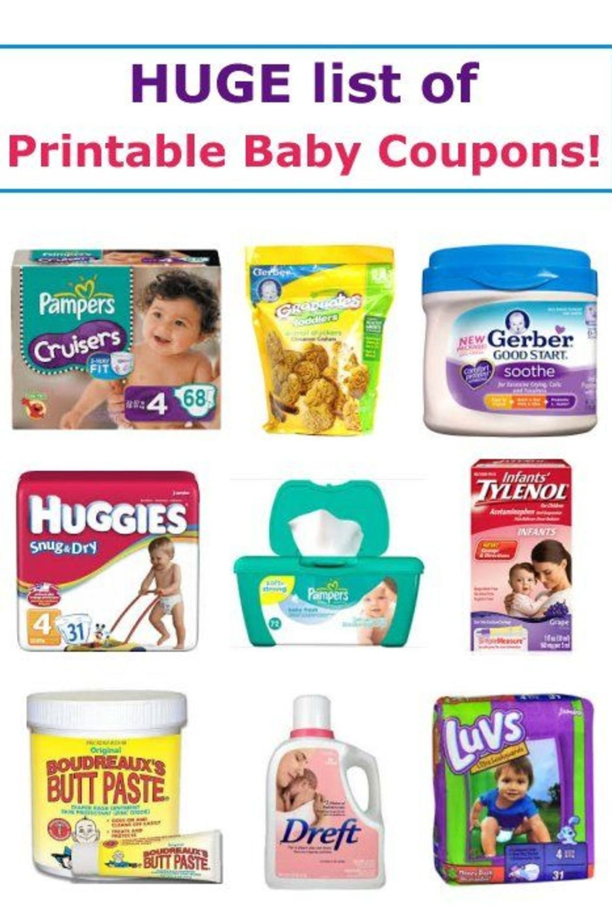 17 Printable Baby Coupons - Worksheets Library with Free Printable Coupons For Baby Diapers