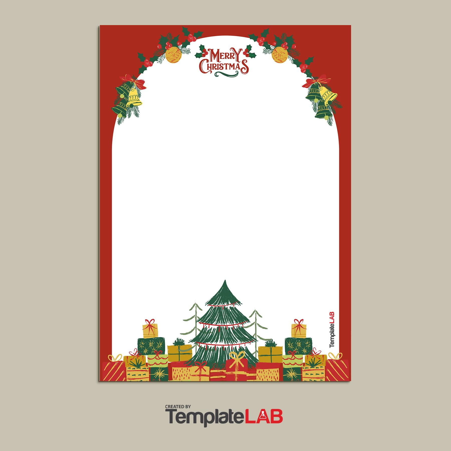 18 Free Christmas Borders [Word, Photoshop, Powerpoint] for Free Printable Christmas Frames And Borders