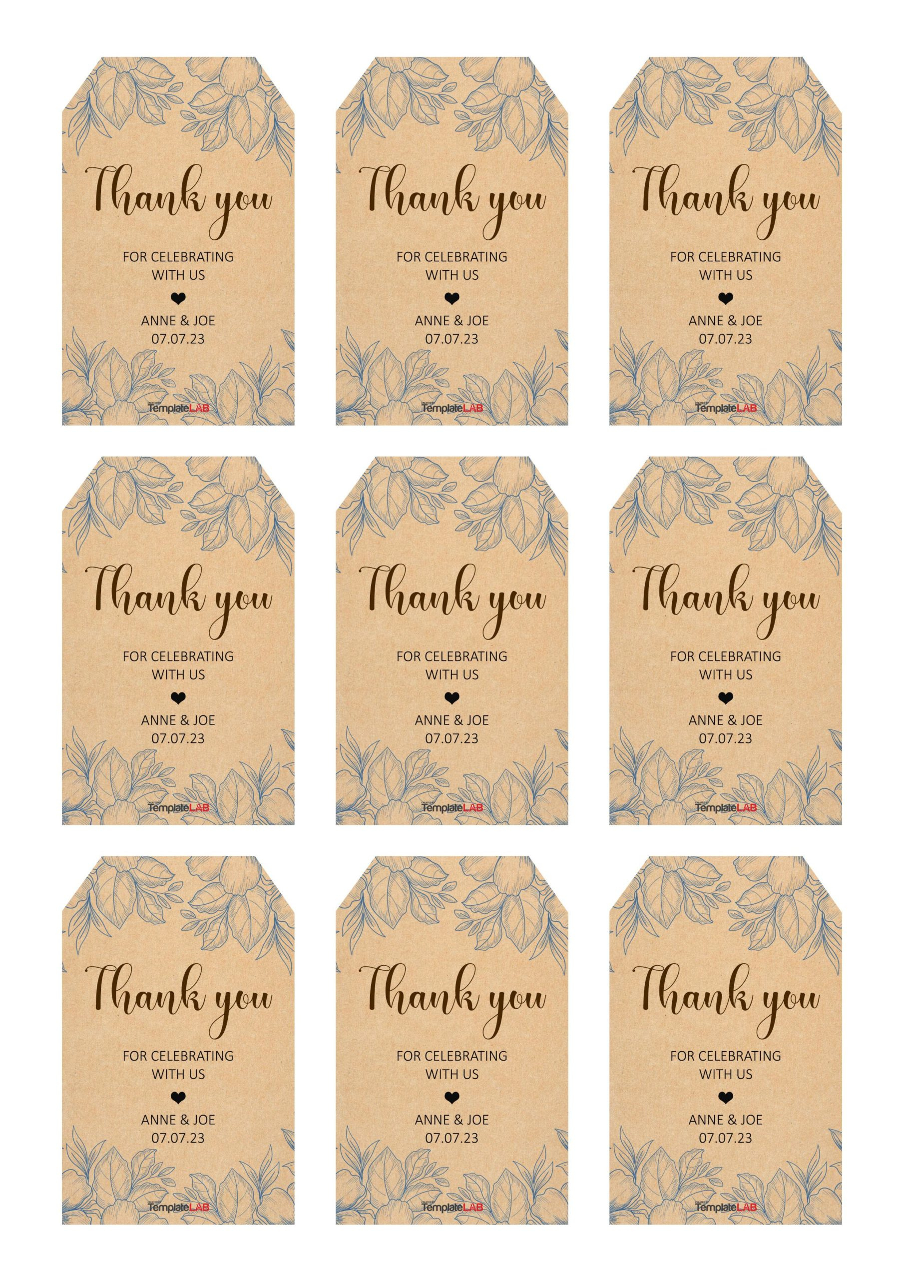 19 Free Editable Gift Tag Templates [Word, Pptx, Psd] - Worksheets throughout Free Printable Gift Tag Templates For Word