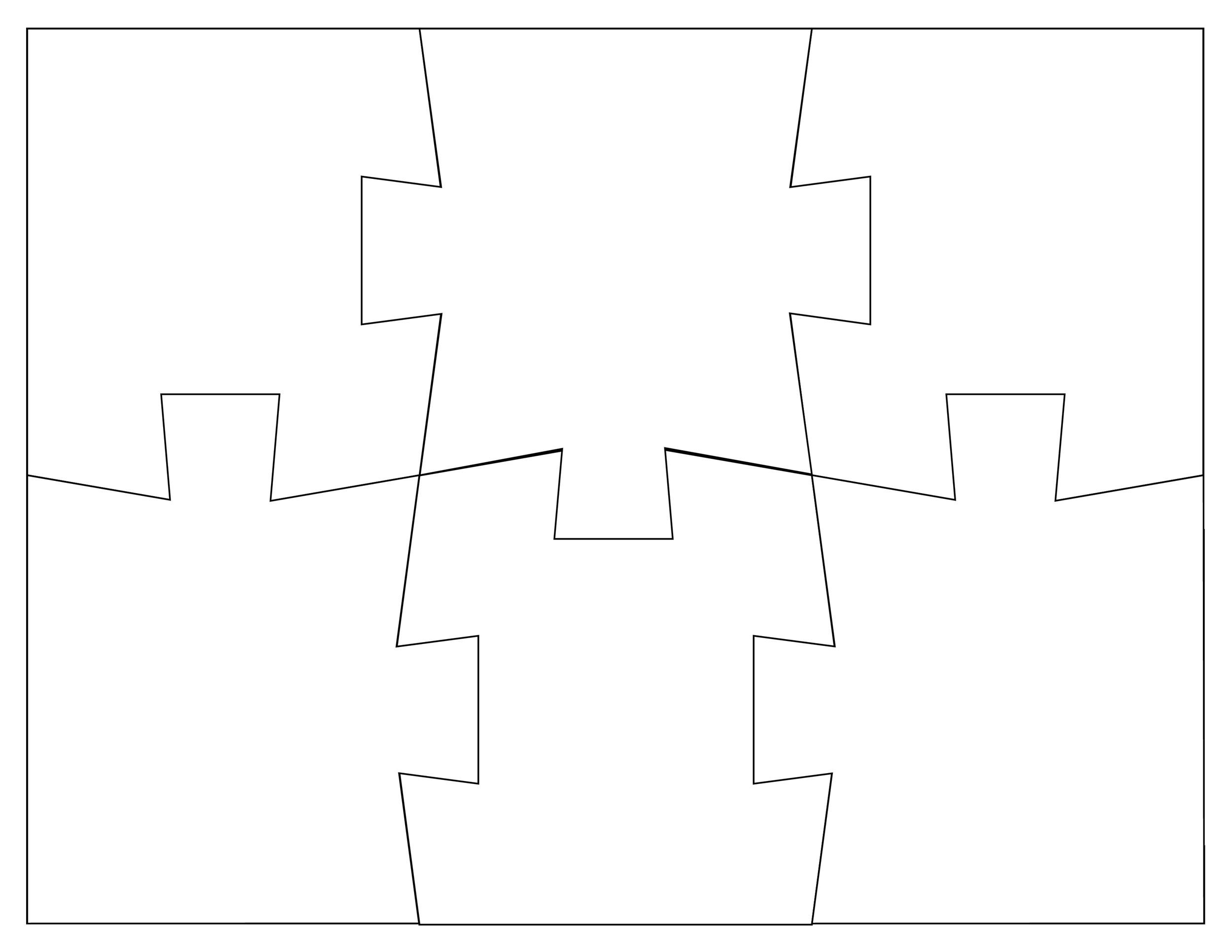19 Printable Puzzle Piece Templates ᐅ Templatelab - Worksheets regarding Free Printable Blank Puzzle Pieces