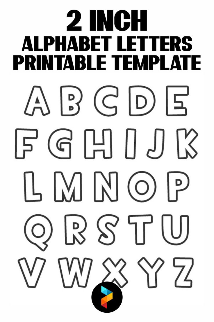 2 Inch Alphabet Letters Template - 10 Free Pdf Printables | Printablee regarding Free Printable Alphabet Stencils Templates