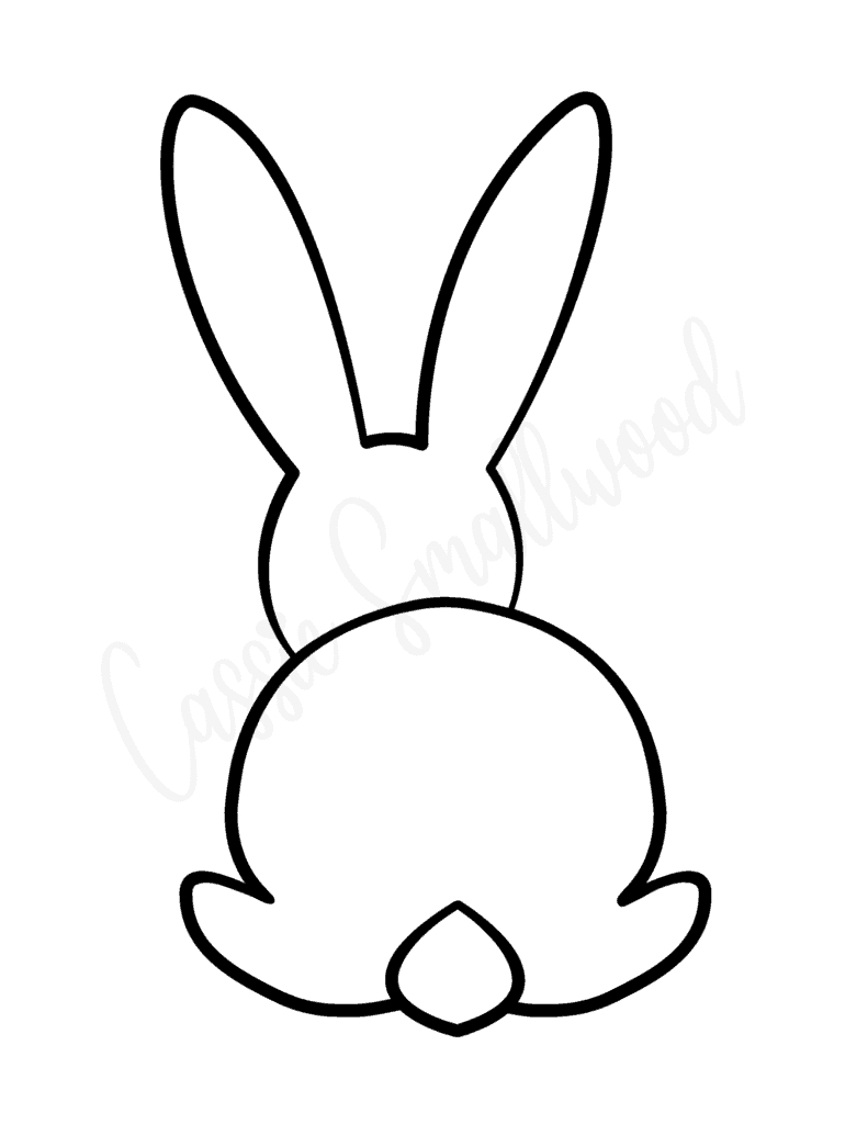 20 Cute Bunny Templates - Cassie Smallwood regarding Free Printable Bunny Templates
