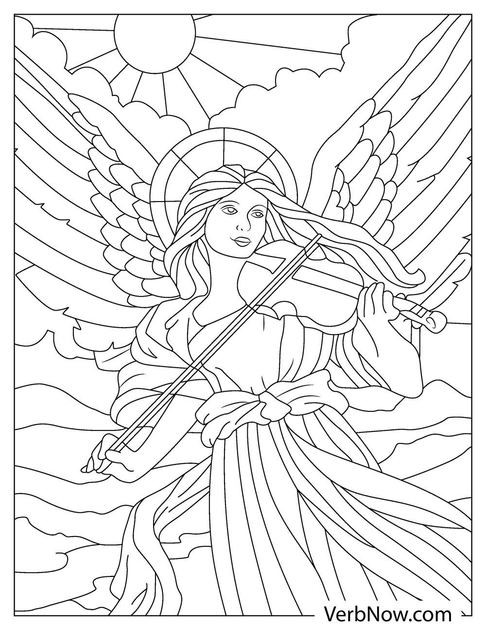 21 Free Angel Coloring Pages (100% Printable Pdf) with regard to Free Printable Pictures Of Angels