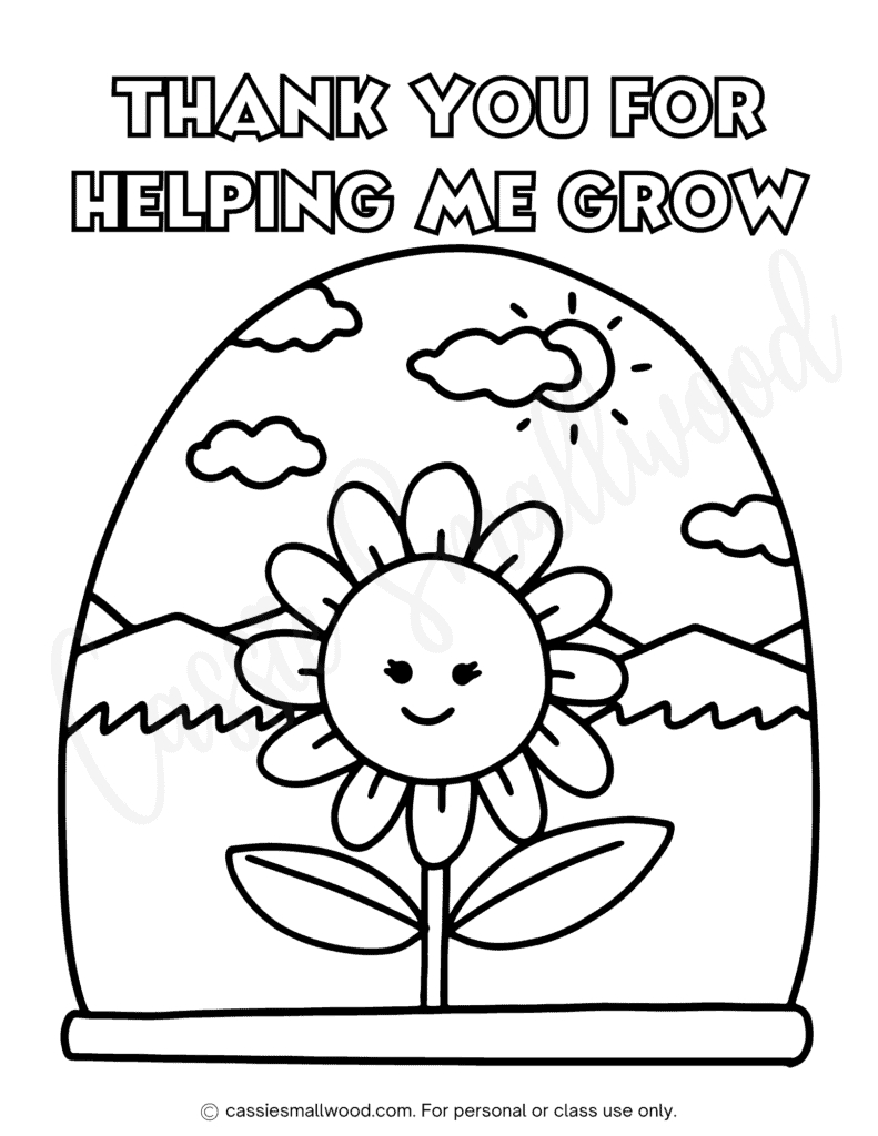 22 Cute Teacher Appreciation Coloring Pages (And Cards!) - Cassie inside Free Printable Teacher Appreciation Cards To Color