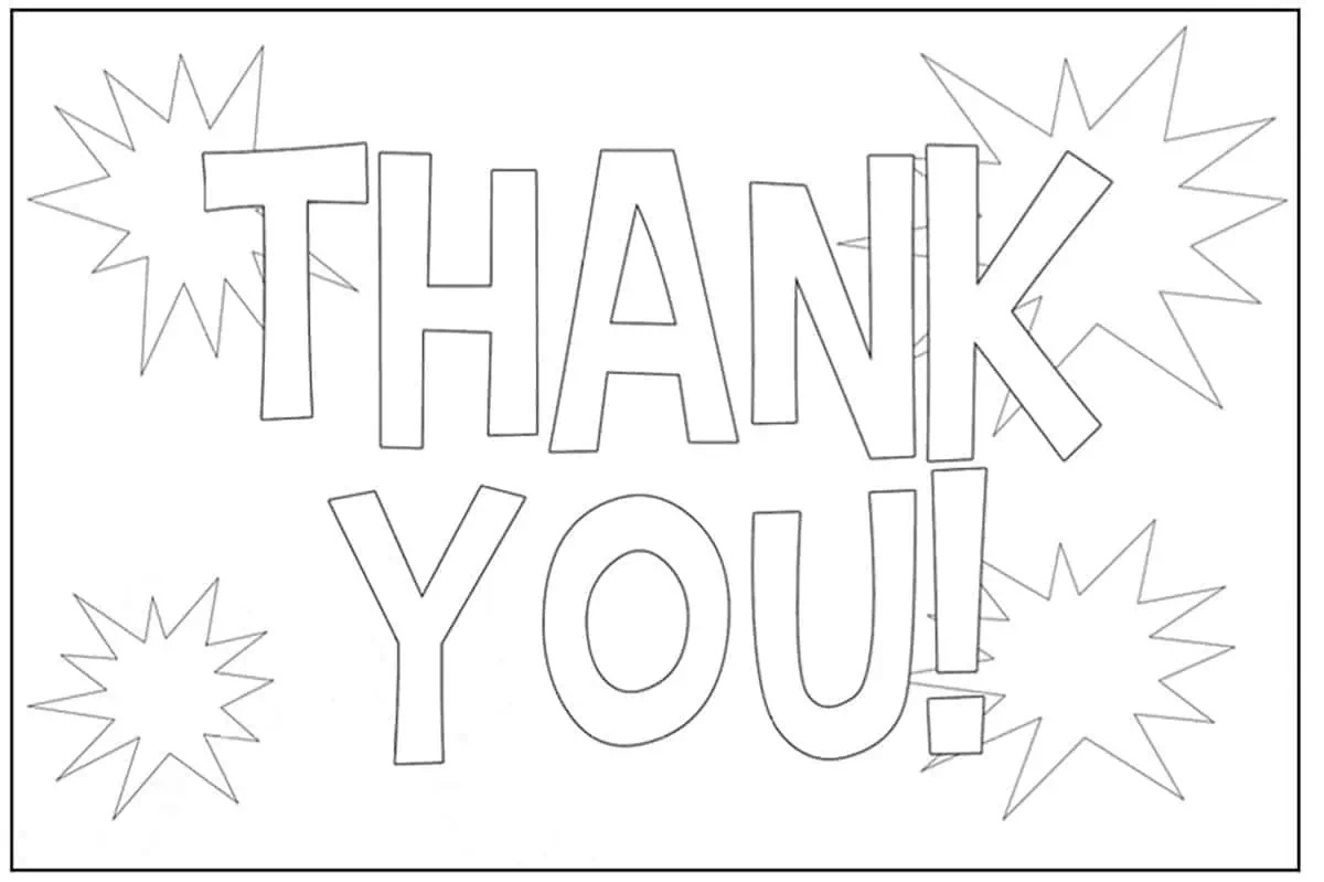 24 Free Printable Thank You Cards | Lamberts Lately in Free Printable Thank You Cards Black And White