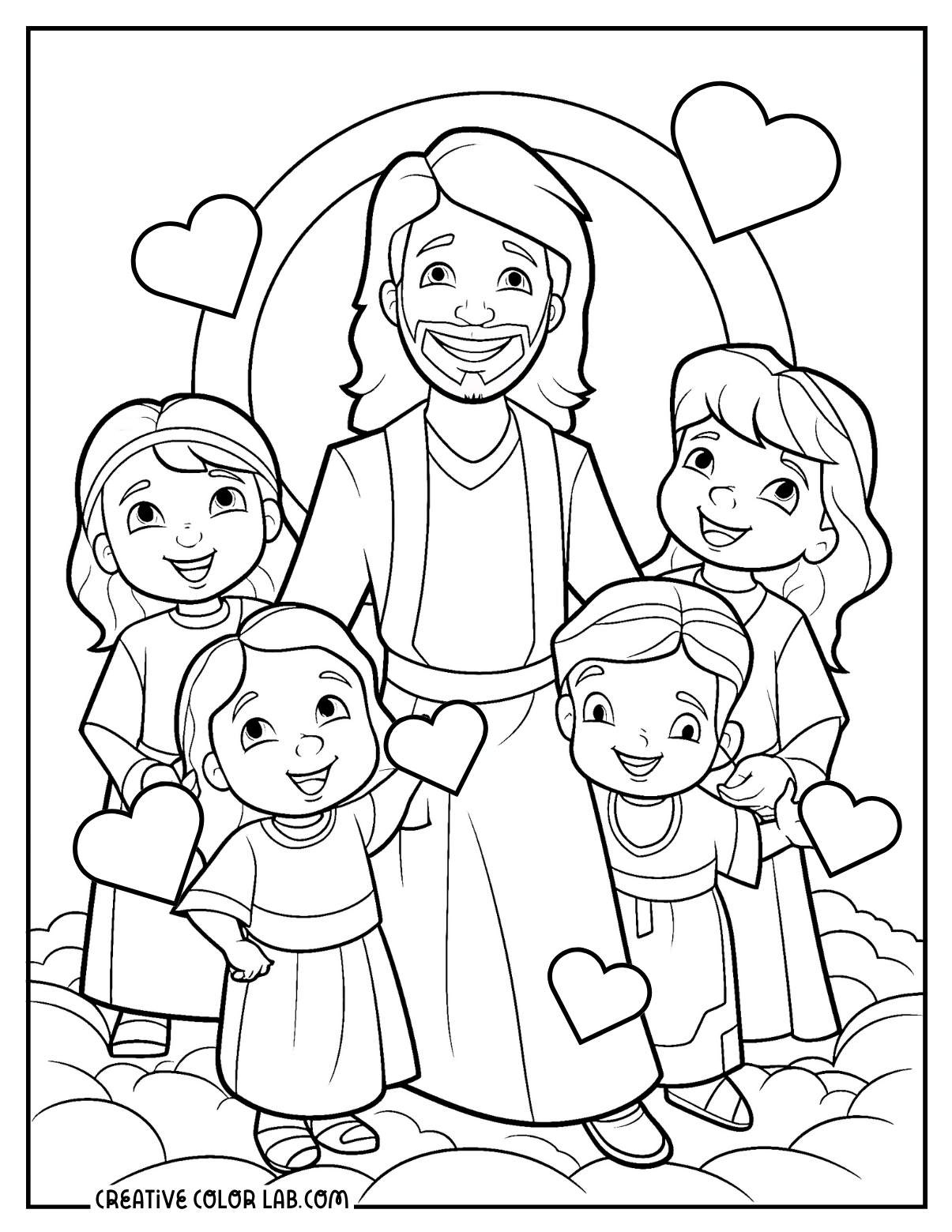 24 Jesus Coloring Pages | Free Pdf Printables in Free Printable Jesus Coloring Pages