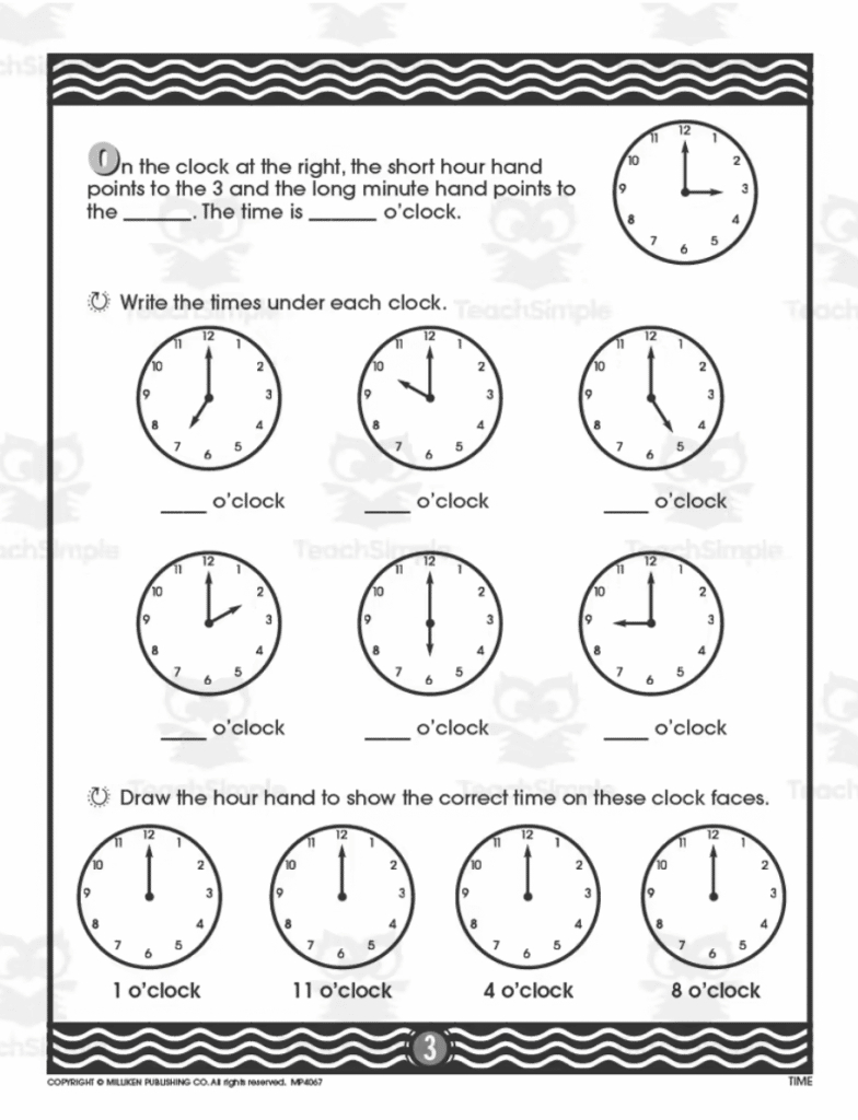 24 Of The Best 1St Grade Time Worksheets - The Teach Simple Blog pertaining to Free Printable Telling Time Worksheets For 1St Grade