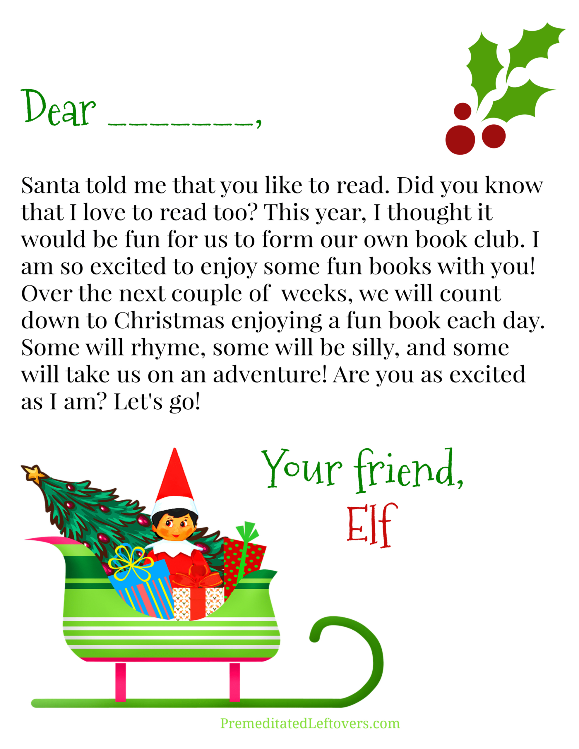 25+ Book Themed Elf On The Shelf Ideas Using Story Books regarding Free Printable Elf On The Shelf Story