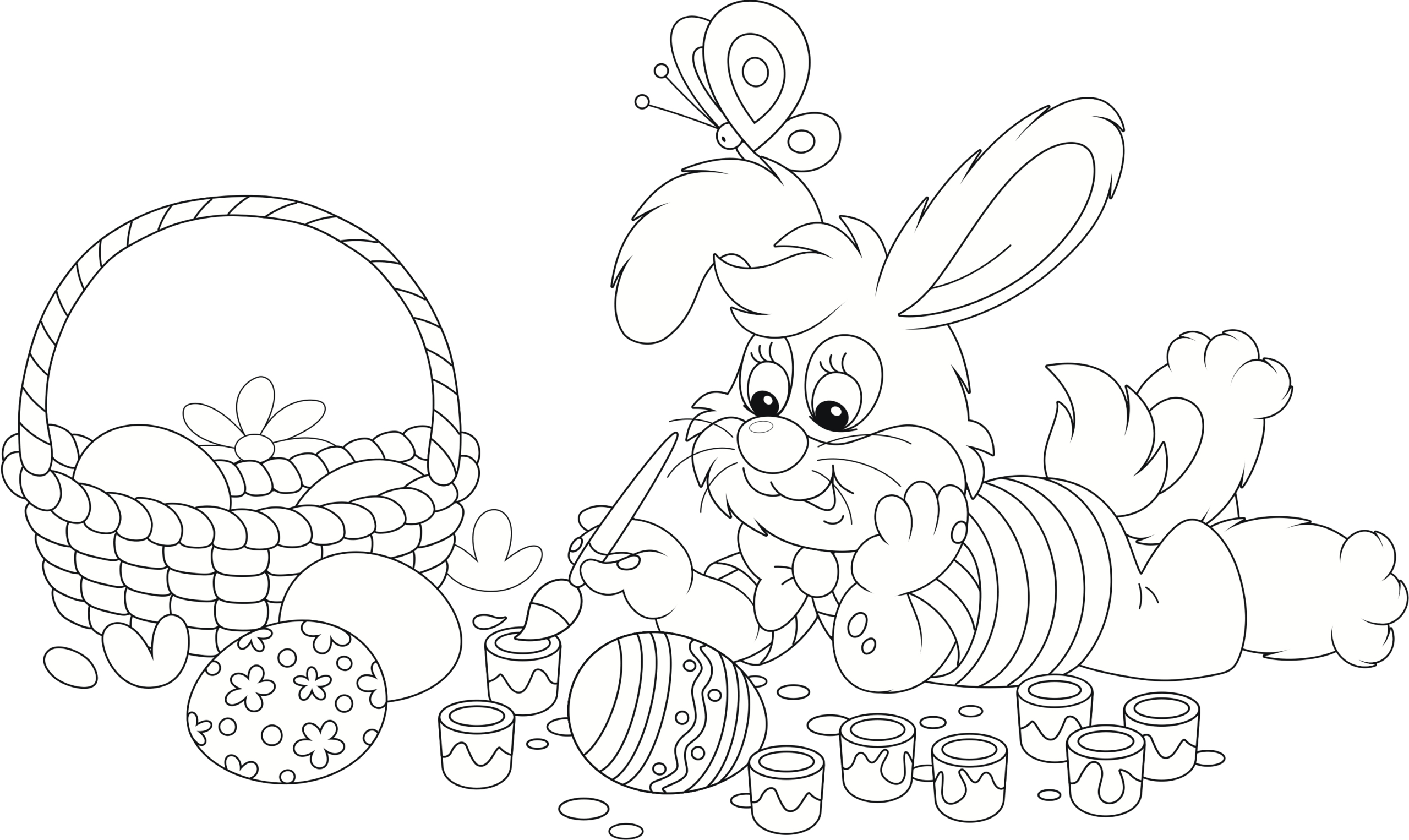 25 Free Printable Easter Coloring Pages For Kids And Adults - Parade in Free Printable Easter Colouring Sheets