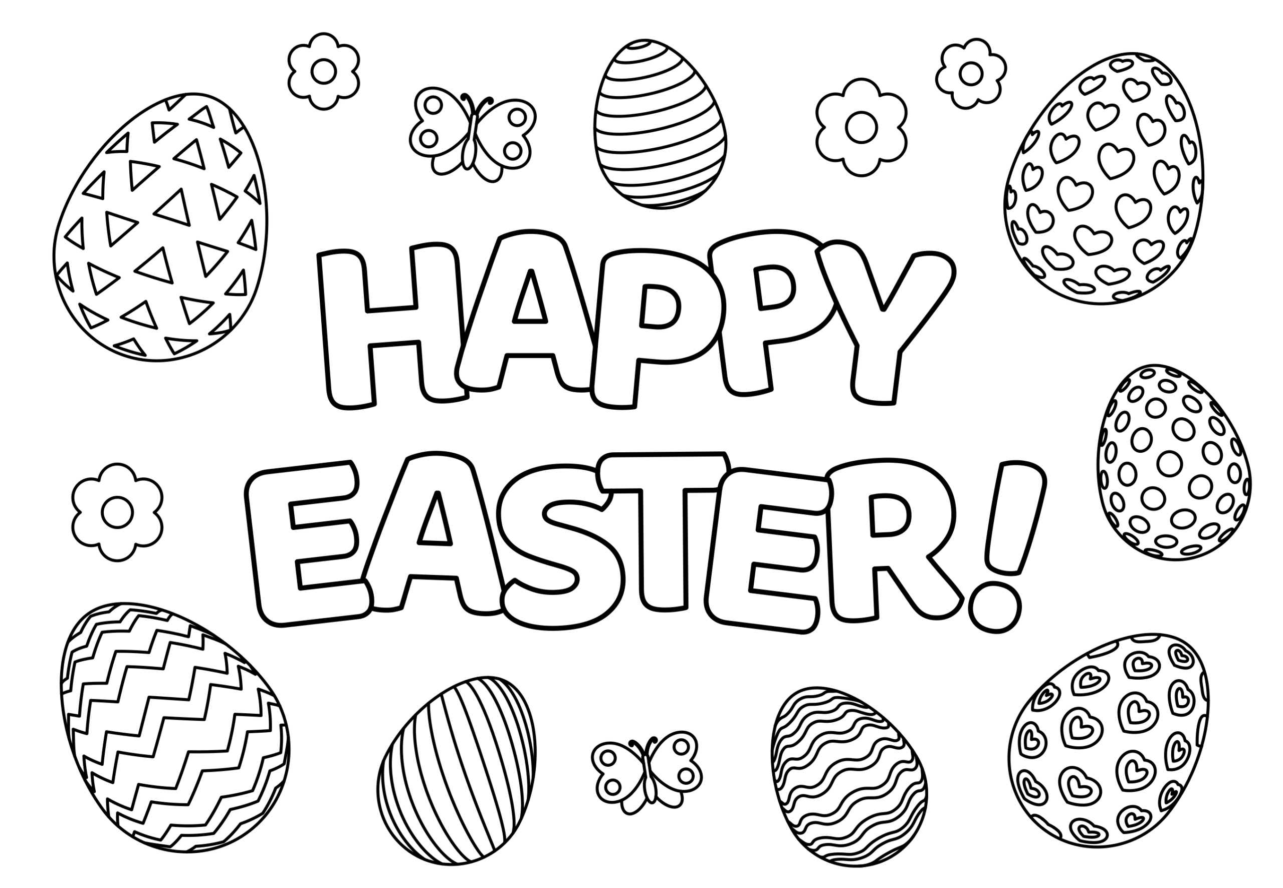 25 Free Printable Easter Coloring Pages For Kids And Adults - Parade with regard to Coloring Pages Free Printable Easter