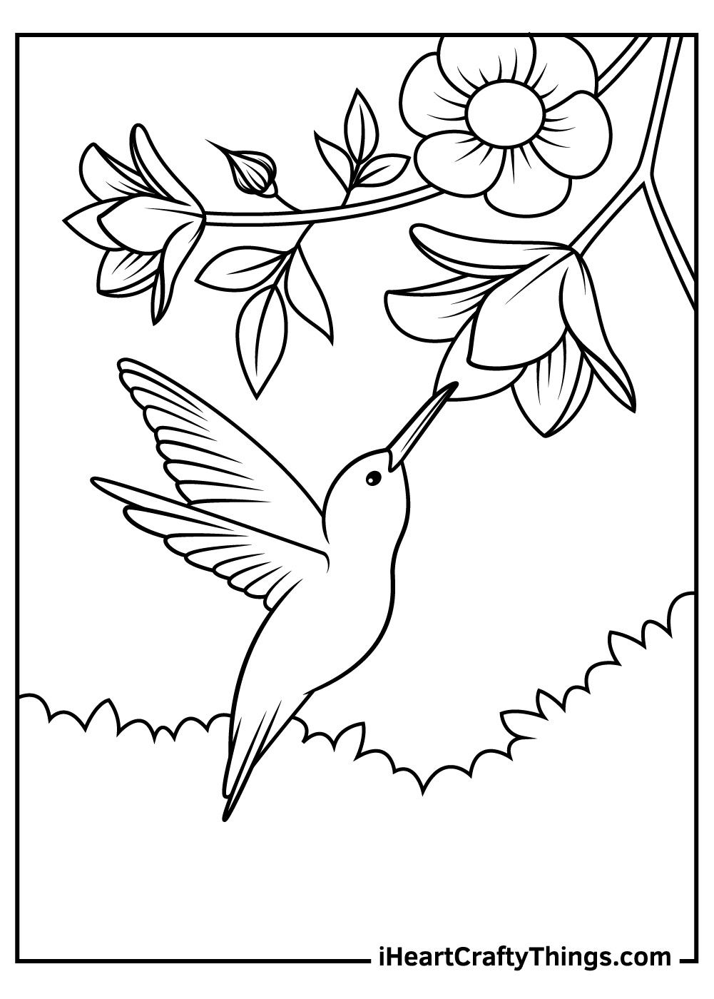 25 Hummingbird Coloring Pages (100% Free Printables) throughout Free Printable Pictures Of Hummingbirds