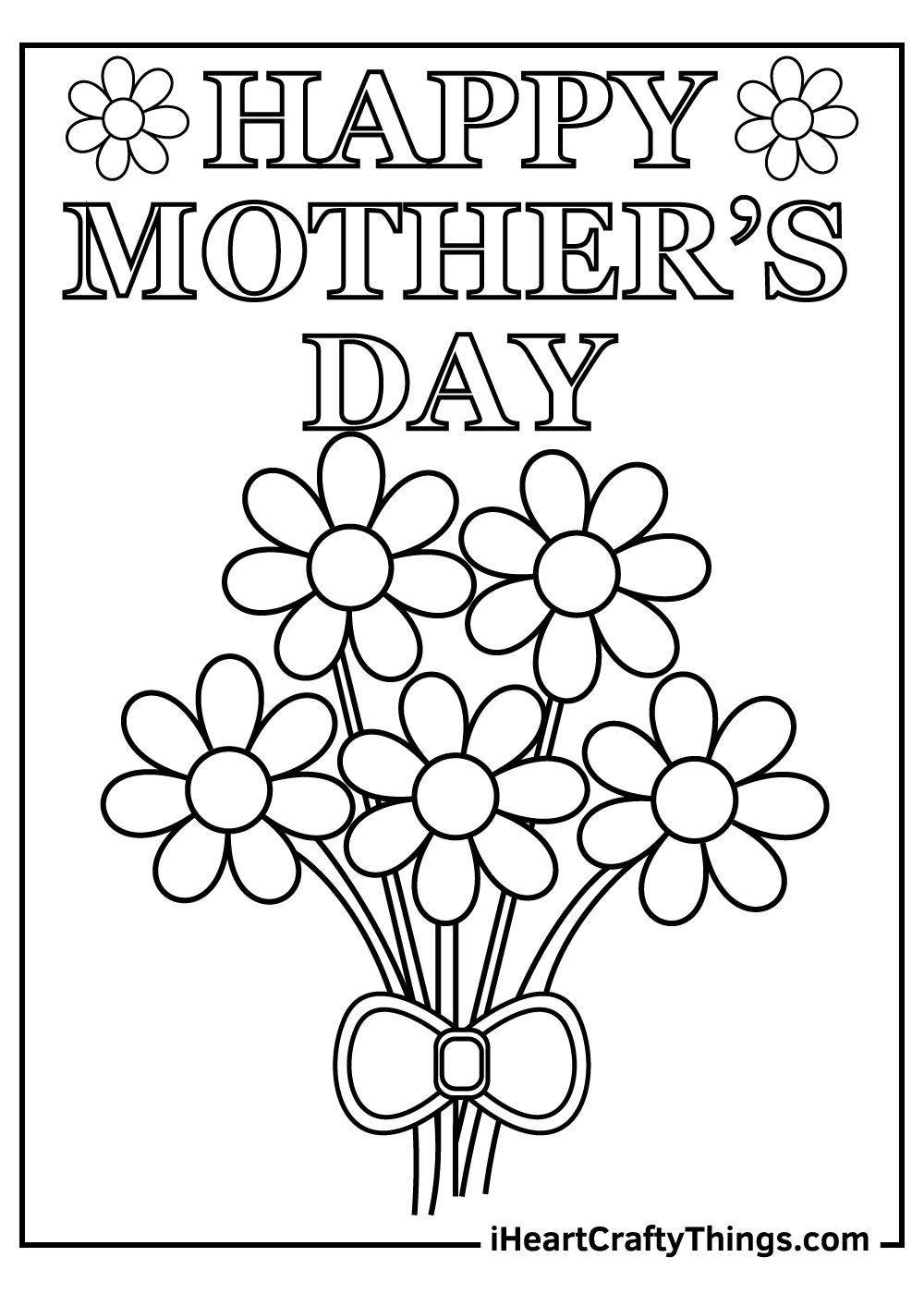 25 Mother&amp;#039;S Day Coloring Pages (100% Free To Print Pdfs) inside Free Printable Mothers Day Coloring Pages